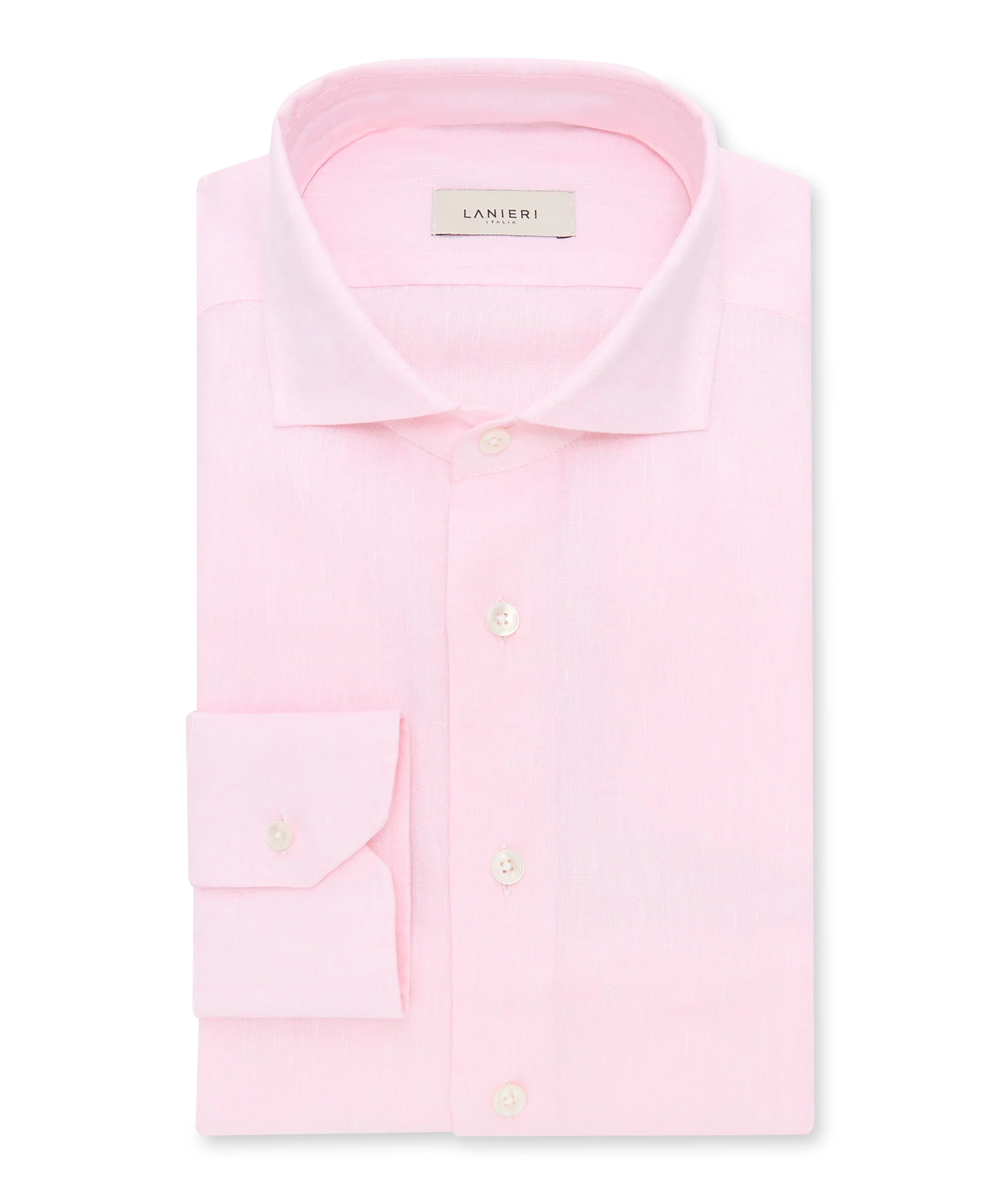 Camicia in lino rosa - Image 3