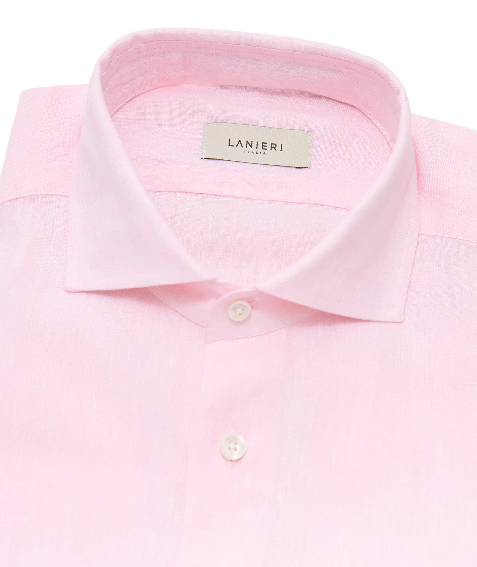 Camicia in lino rosa - Image 4