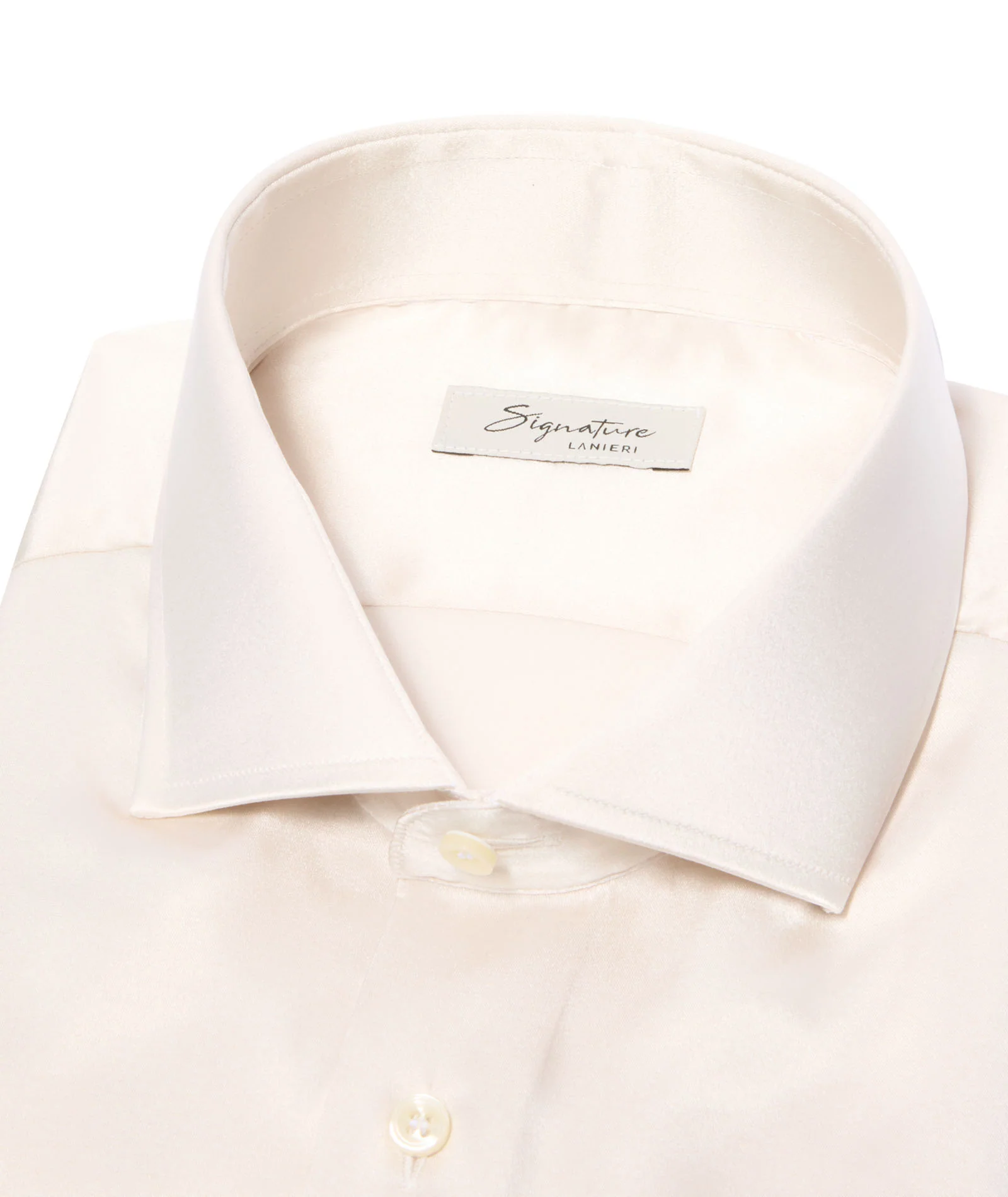 Camicia in seta color avorio - Image 3