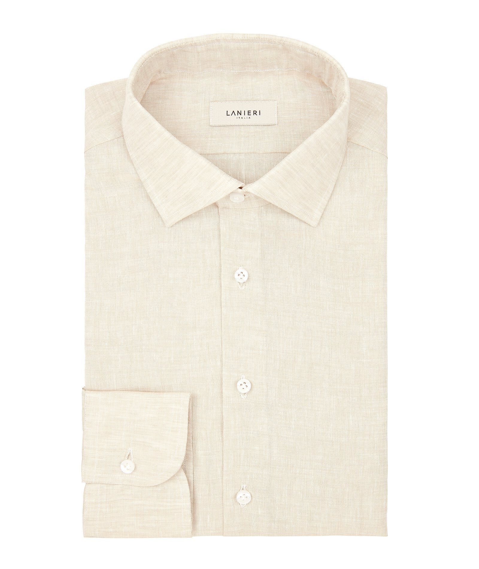 Camicia Lino Beige - Image 3