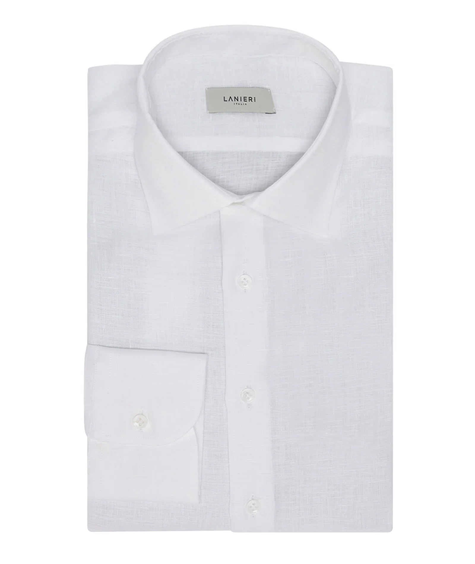 Camicia Natural Stretch Lino Bianca - Image 3