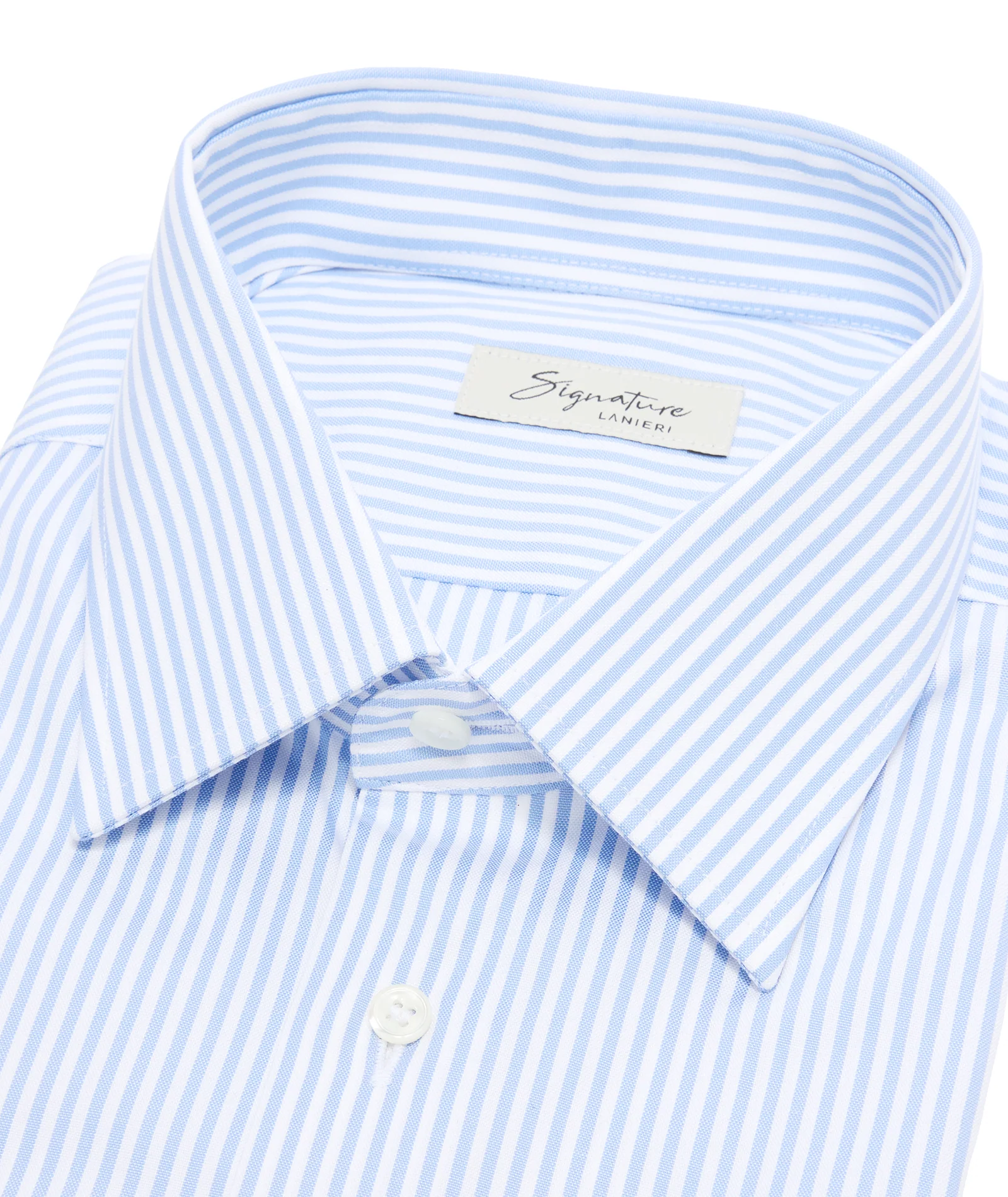 Camicia Righe Azzurre Pinpoint - Image 3