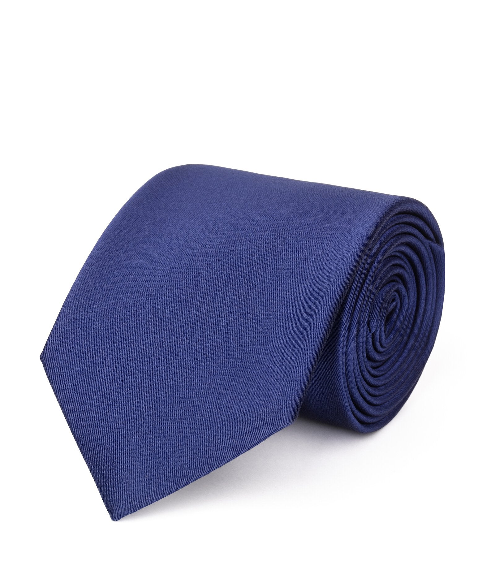 Cravatta Blu Brillante Raso di Seta