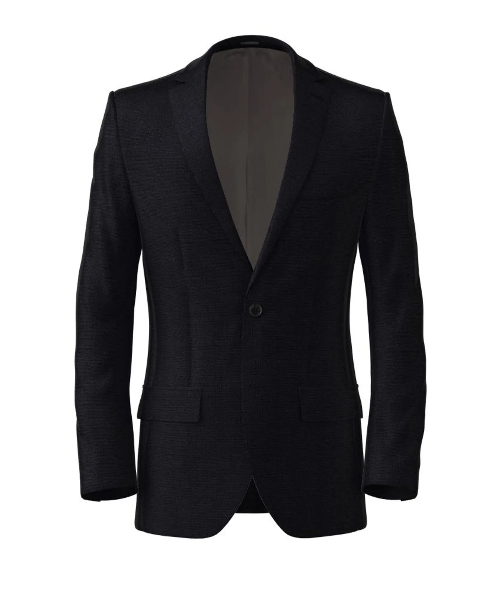 Giacca Blu Hopsack