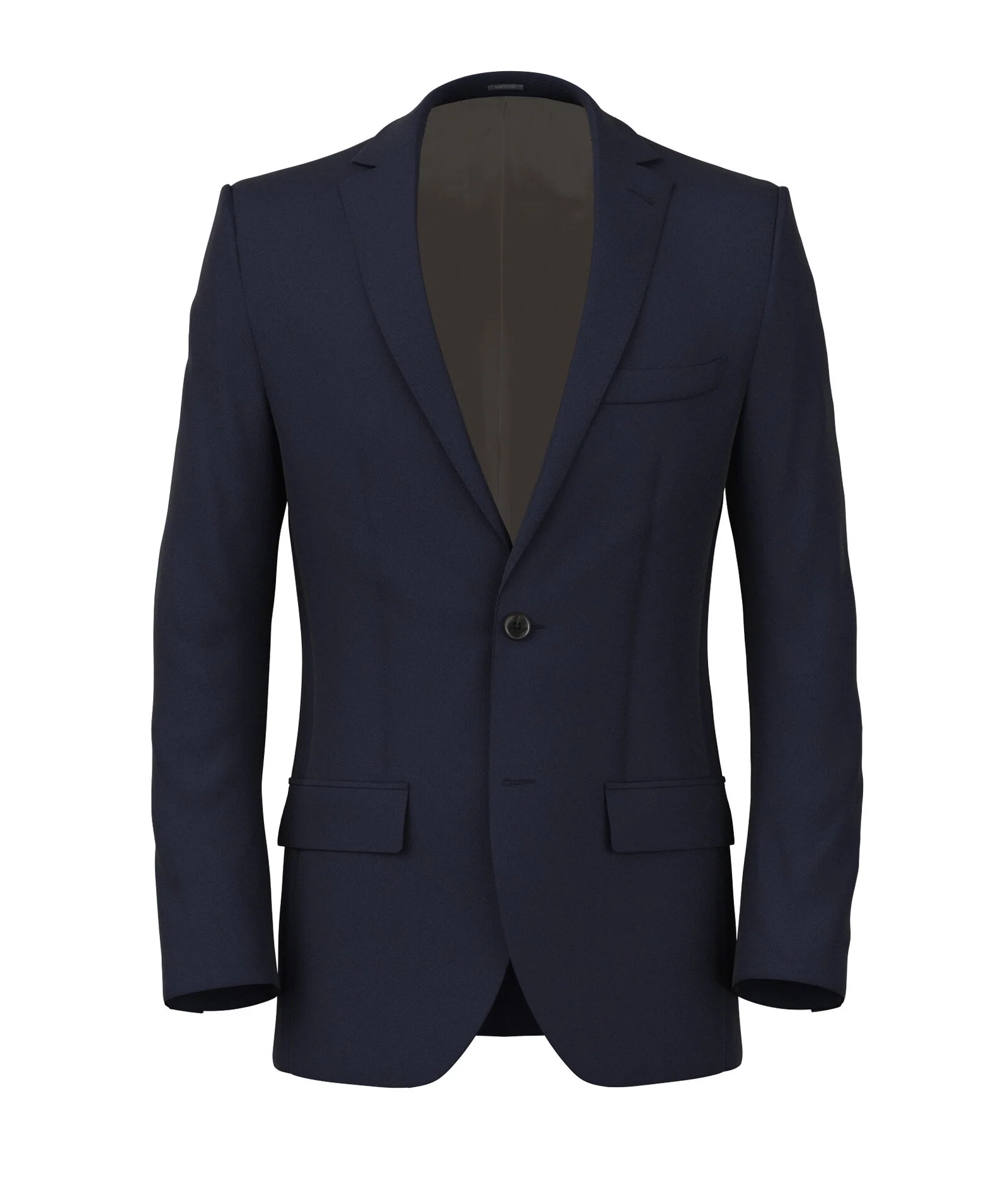 Giacca Blu in Occhio di Pernice di Lana