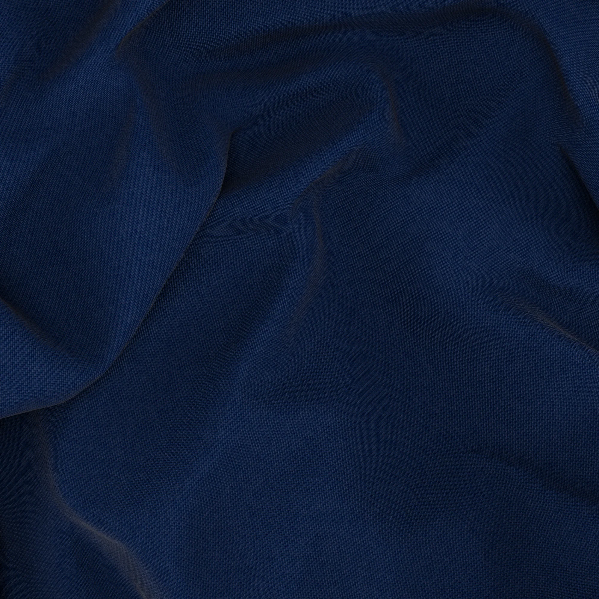 Giacca blu in twill di lana - Image 4