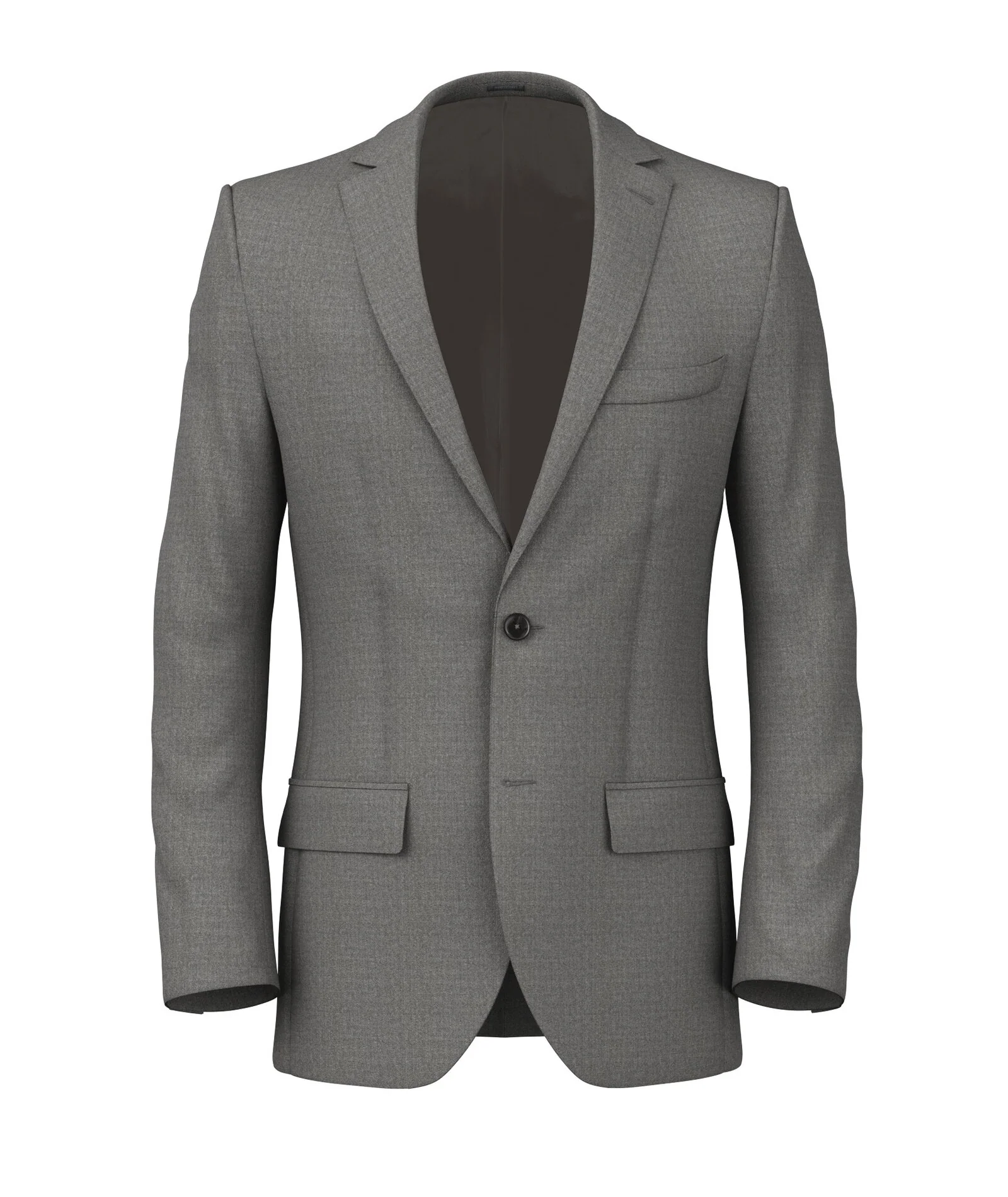 Giacca Flanella Tela Cashmere Grigio