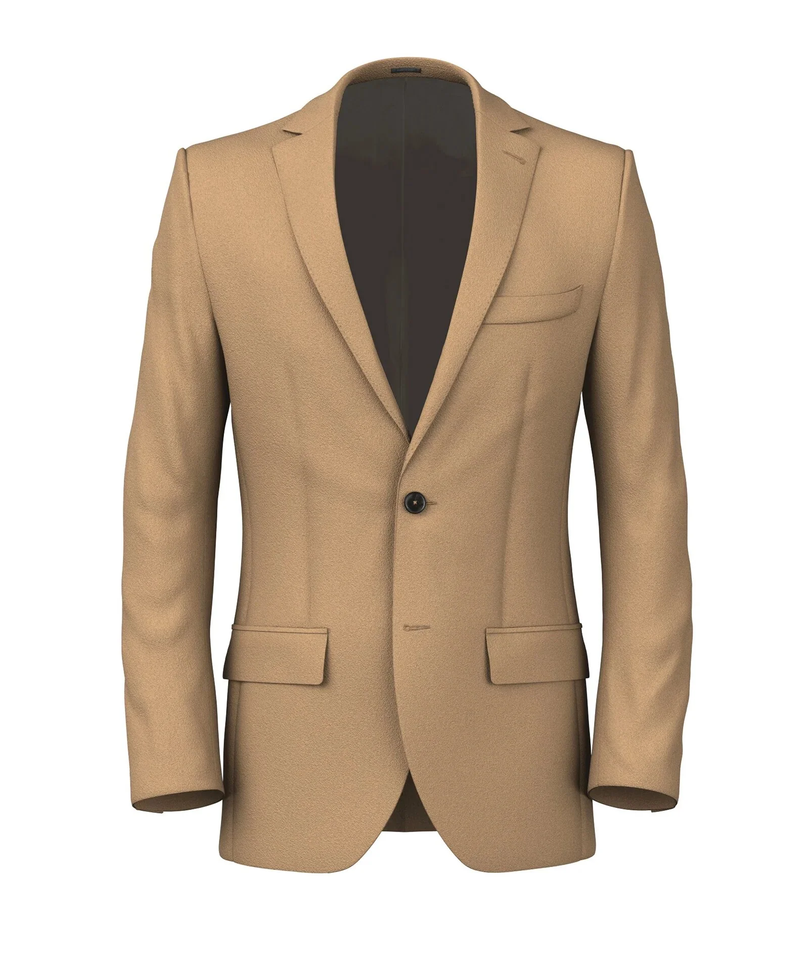 Giacca in cashmere cammello
