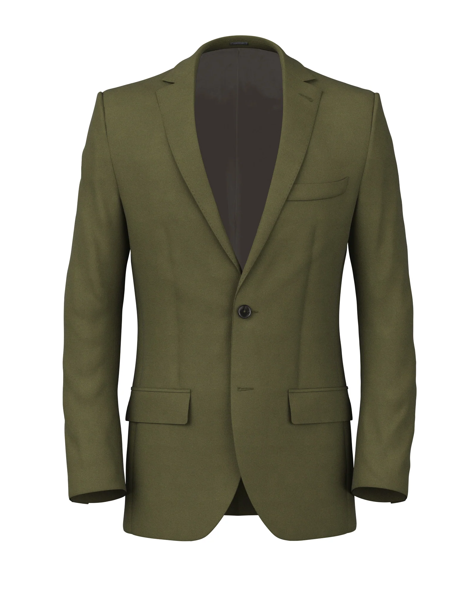 Giacca  in cotone stretch verde salvia
