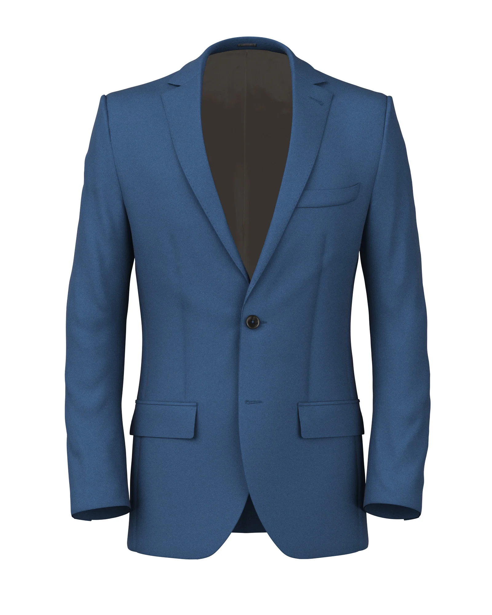 Giacca in lana comfort stretch blu chiaro