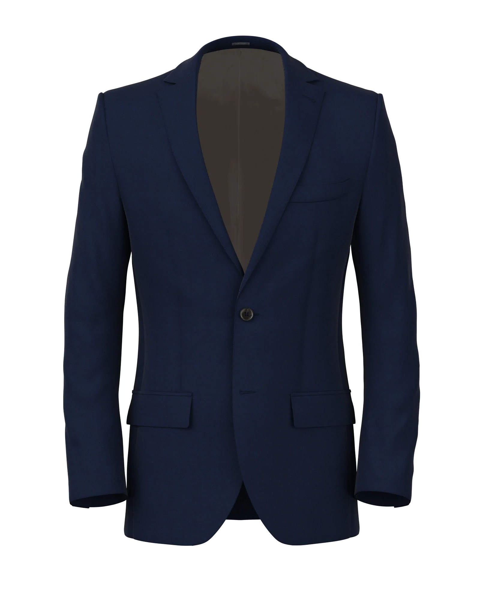 Giacca in lana e mohair blu