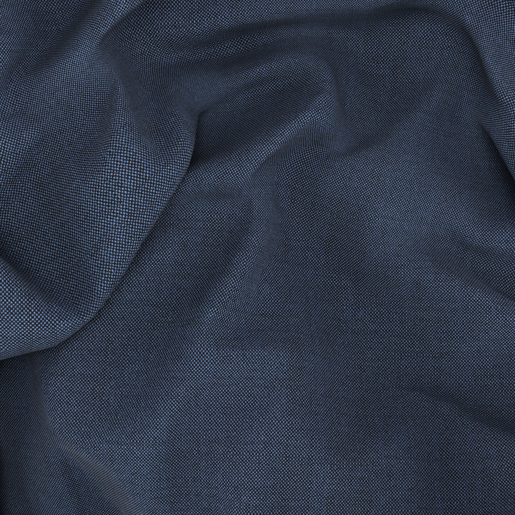 Giacca in lana e mohair blu avio - Image 3