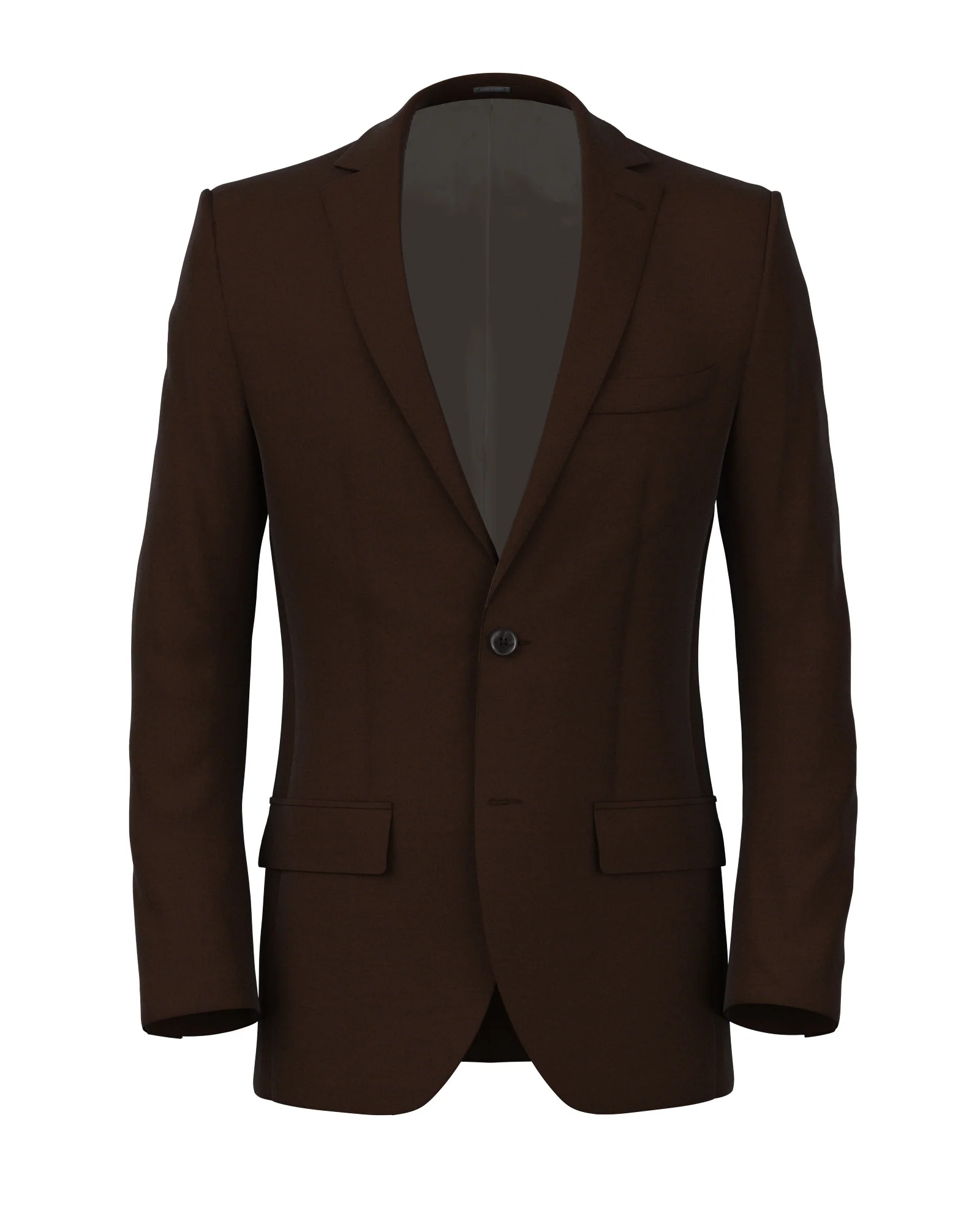Giacca in lana e mohair marrone