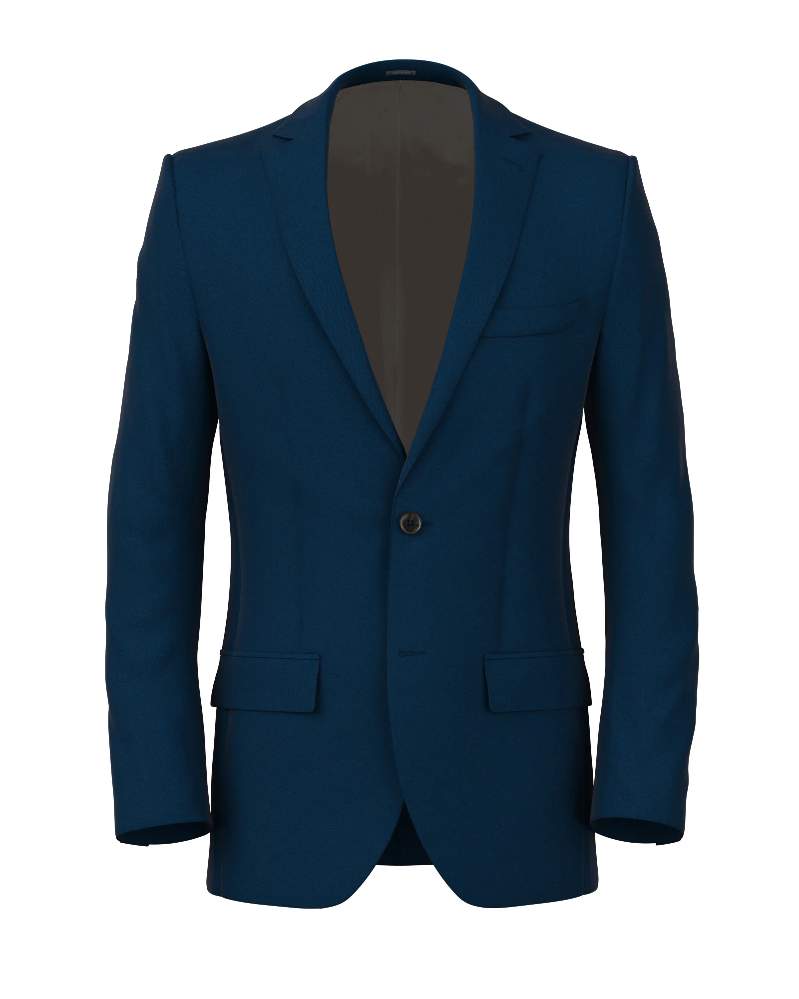 Giacca in lana microdesign blu