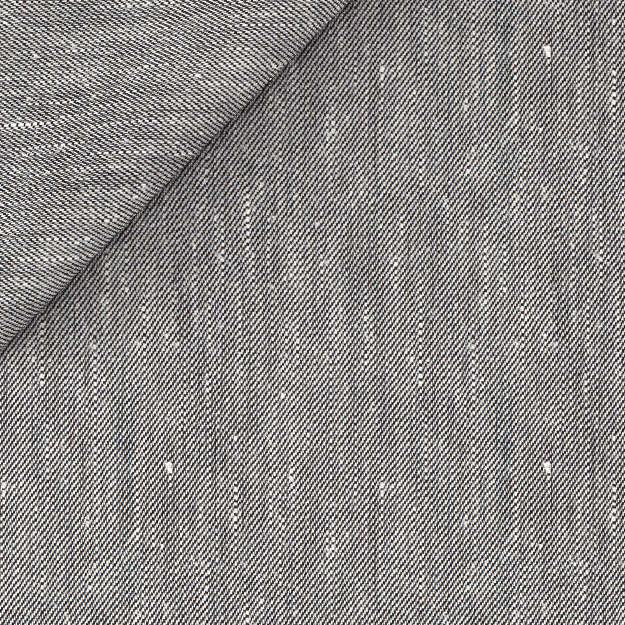 Giacca in lino lana grigio effetto denim - Image 2