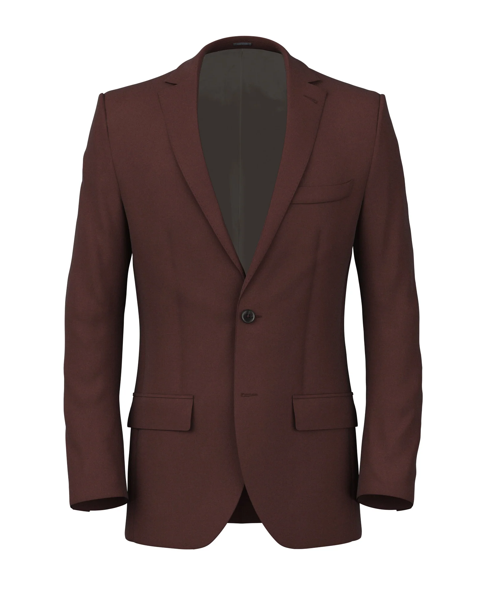 Giacca in twill di cotone rosso bordeaux