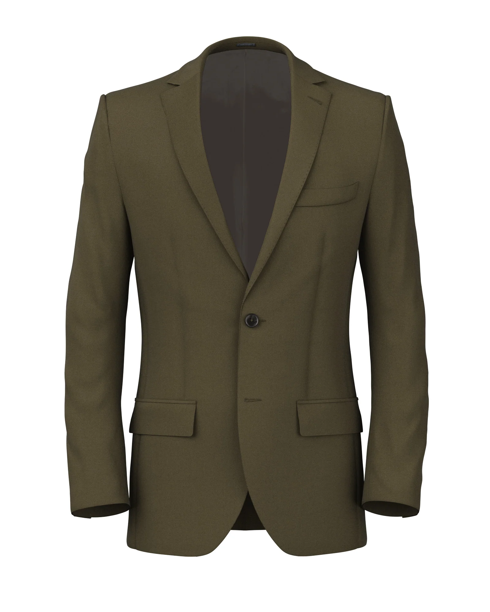 Giacca in twill di cotone stretch verde