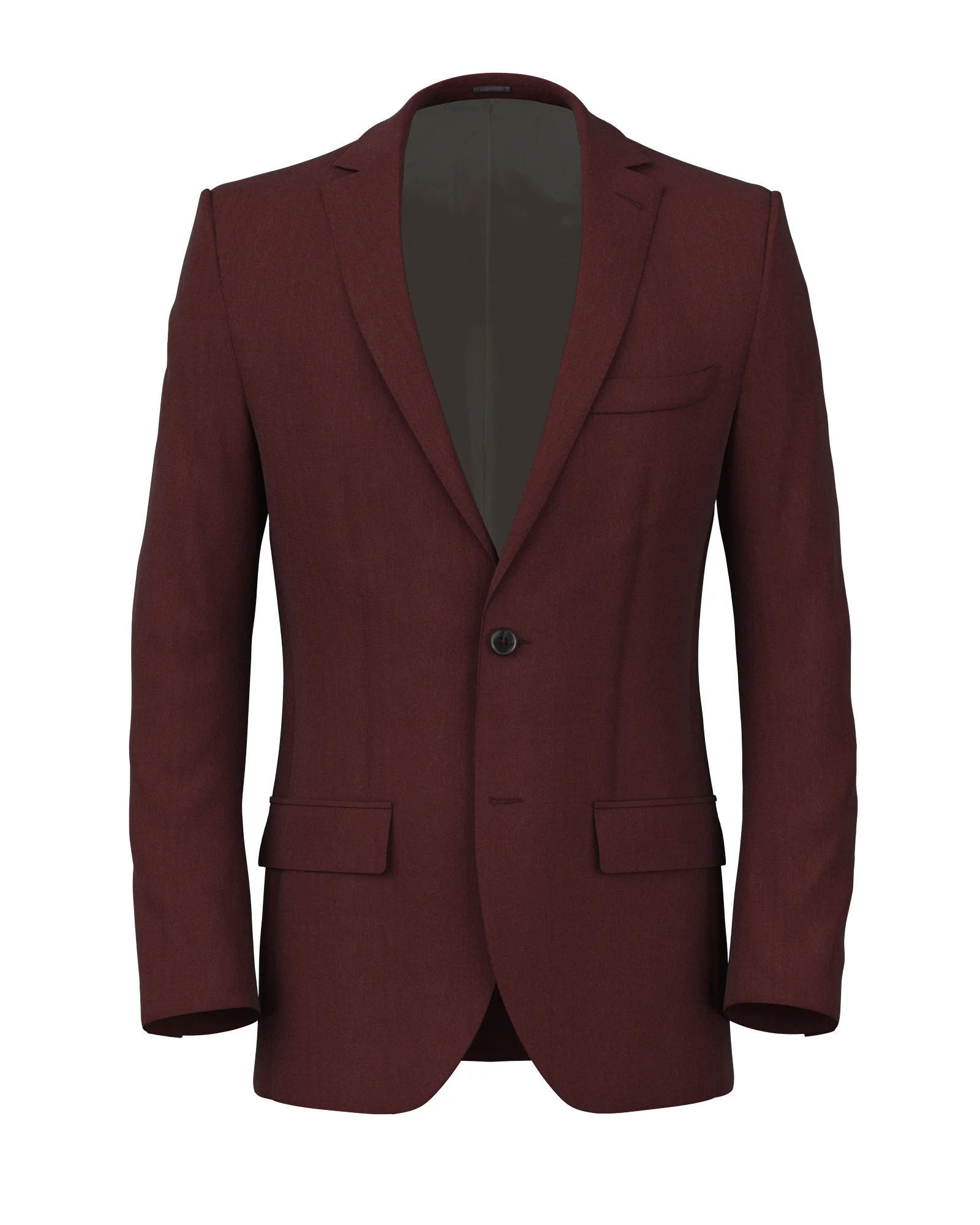 Giacca in twill lino lana bordeaux