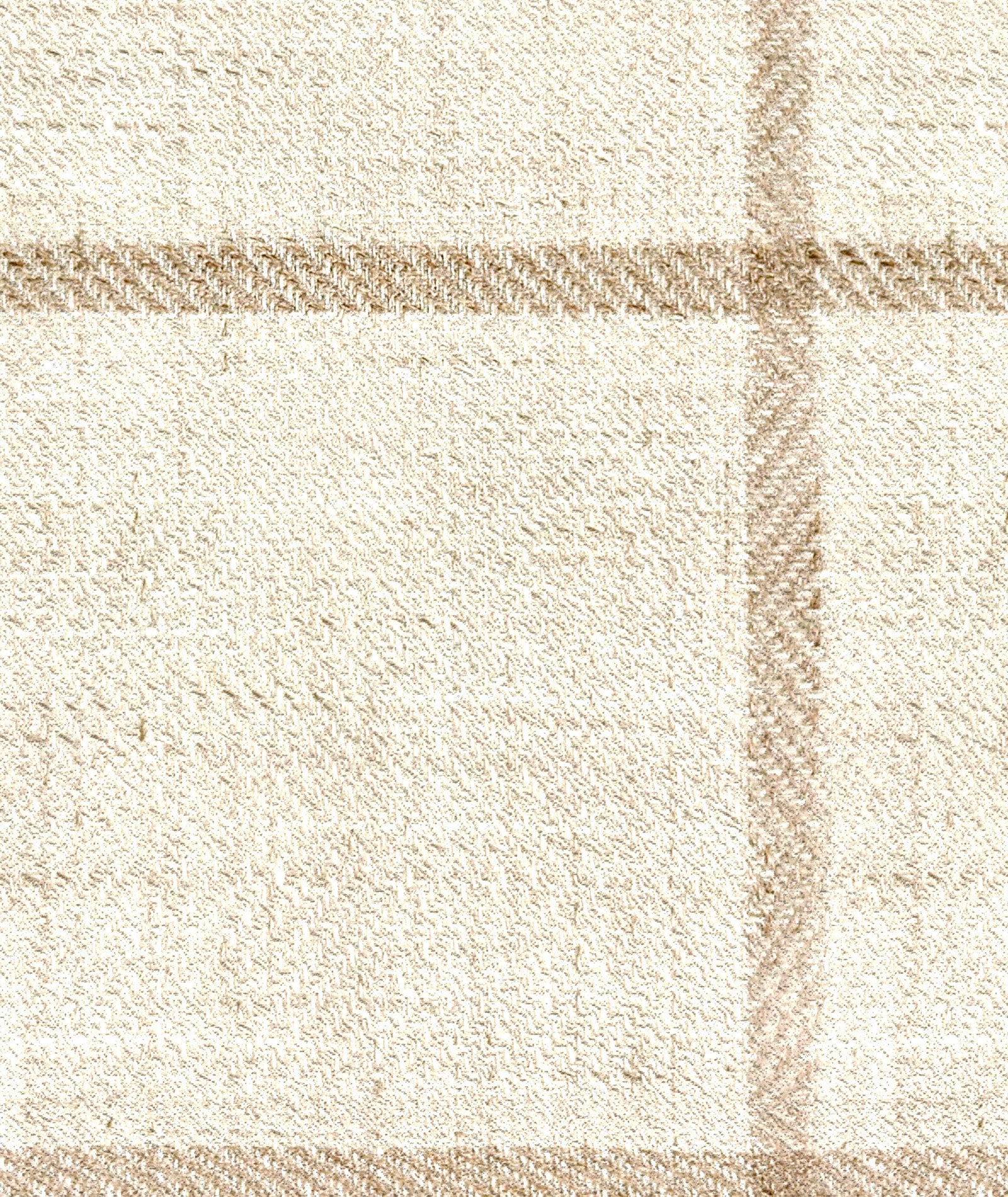 Giacca Su Misura in lino-lana a quadri beige - Image 2