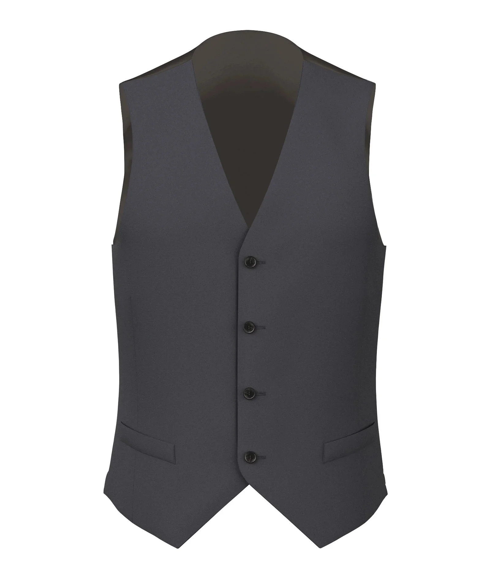 Gilet in lana active grigio antracite