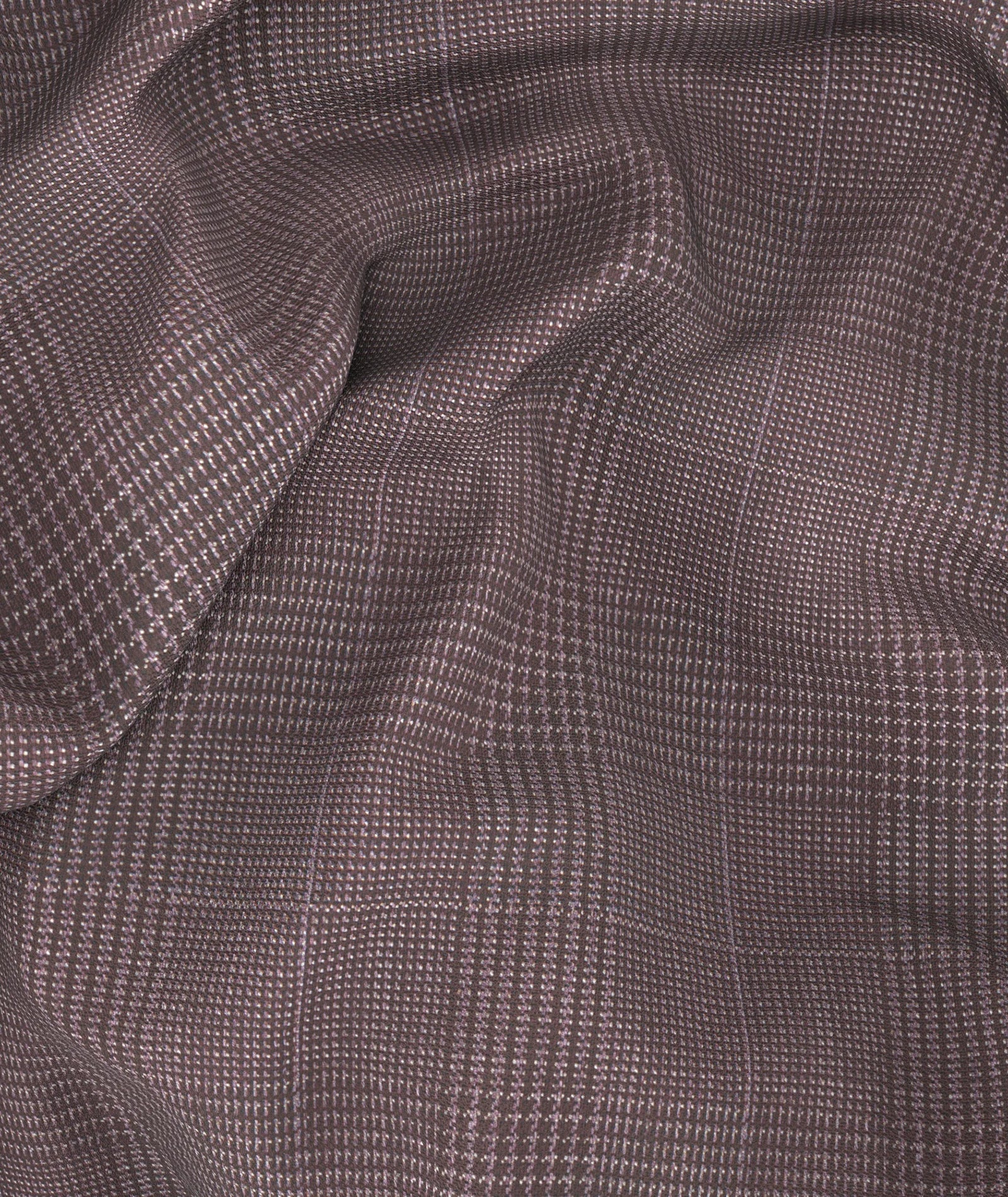 Gilet in lana Principe di Galles viola - Image 4
