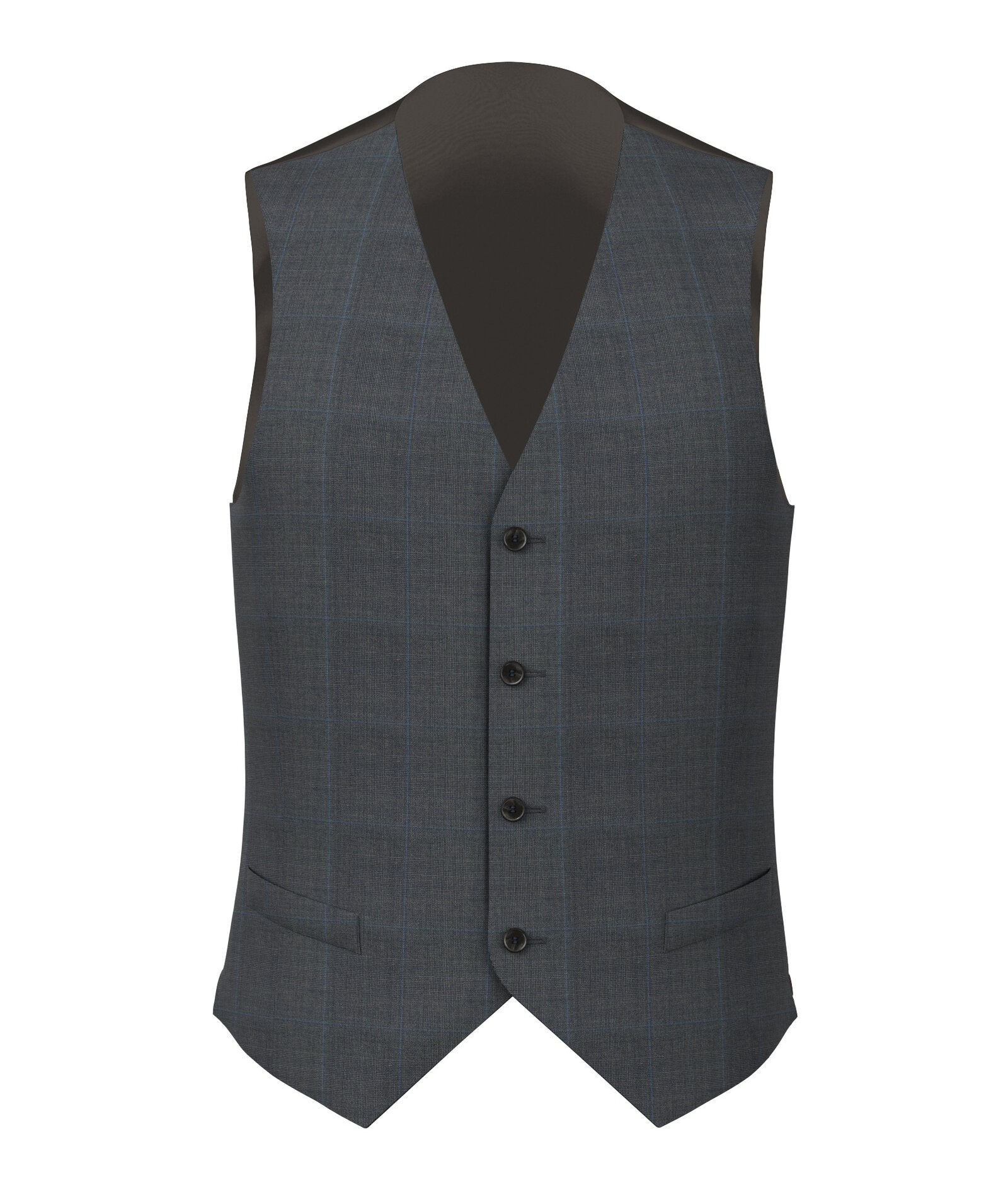 Gilet Principe di Galles Grigio