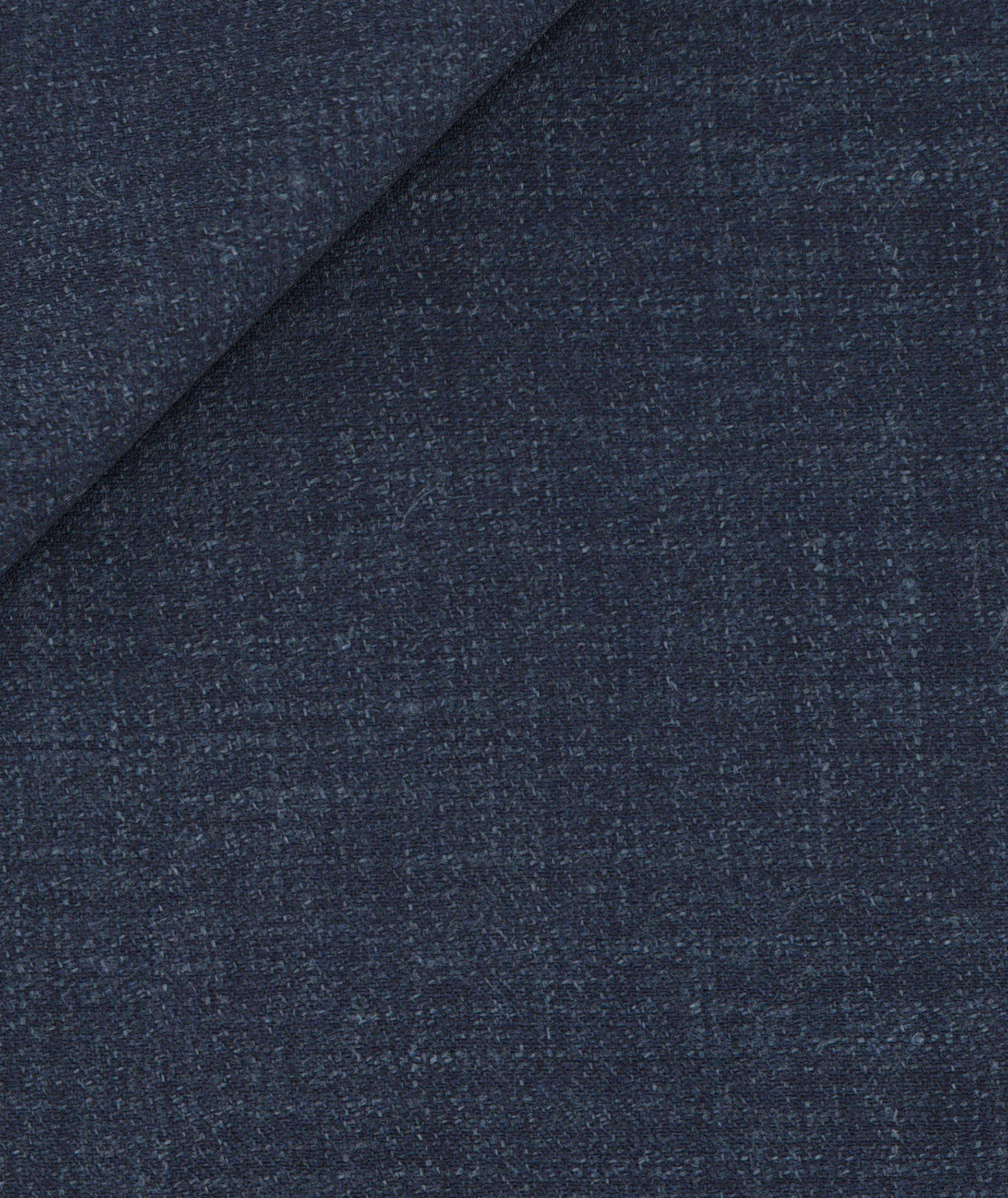 Gilet Signature in twill di cashmere-seta-lino blu denim - Image 3