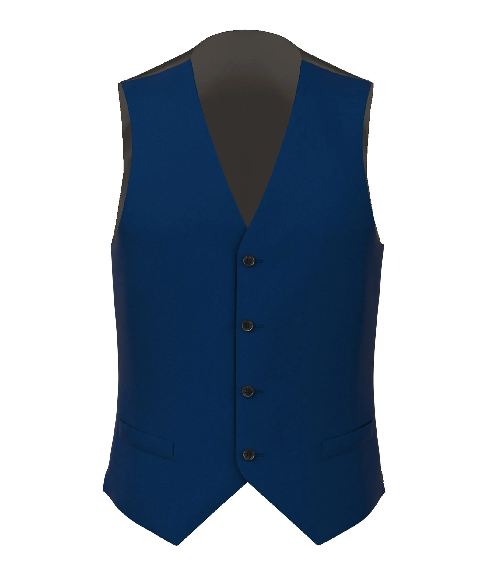 Gilet Signature Twill Blu Royal