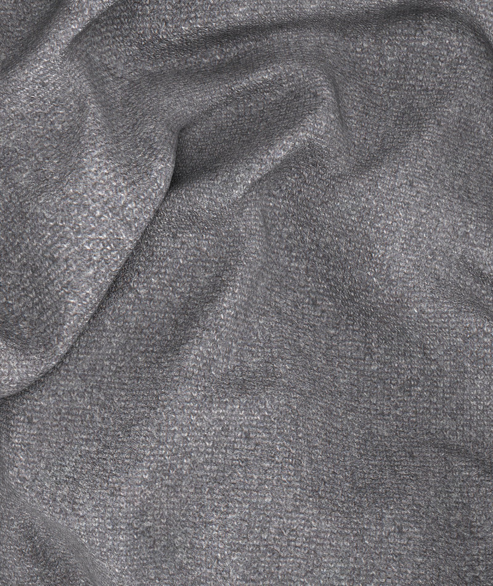 Gilet Su Misura da Uomo grigio mélange in flanella di lana cashmere - Image 4