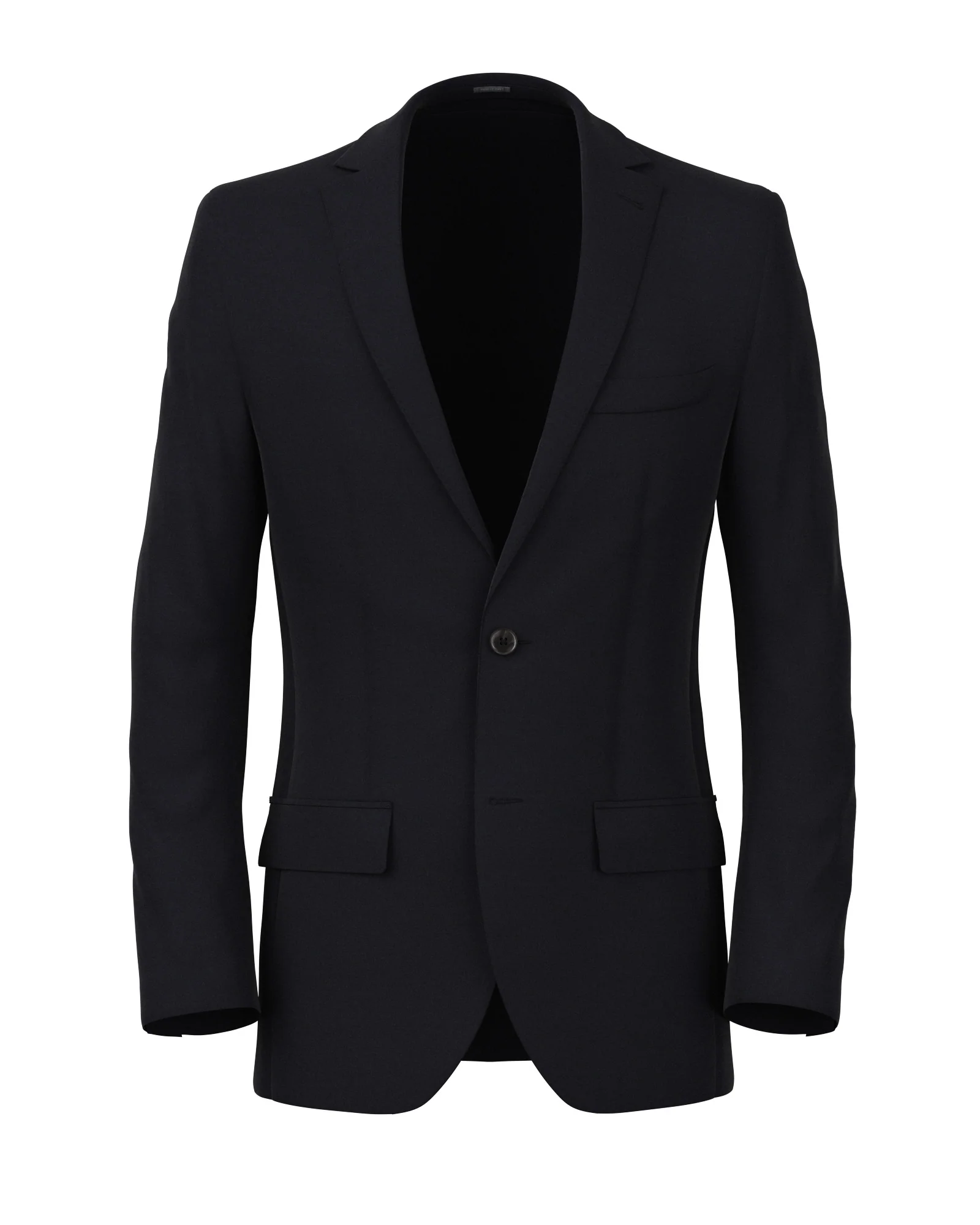 Blazer in lana e mohair blu navy