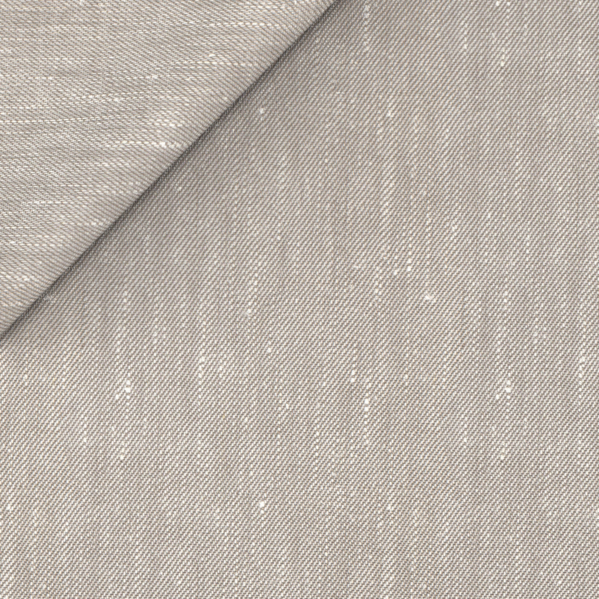 Pantaloni chino in lino lana beige effetto denim - Image 3