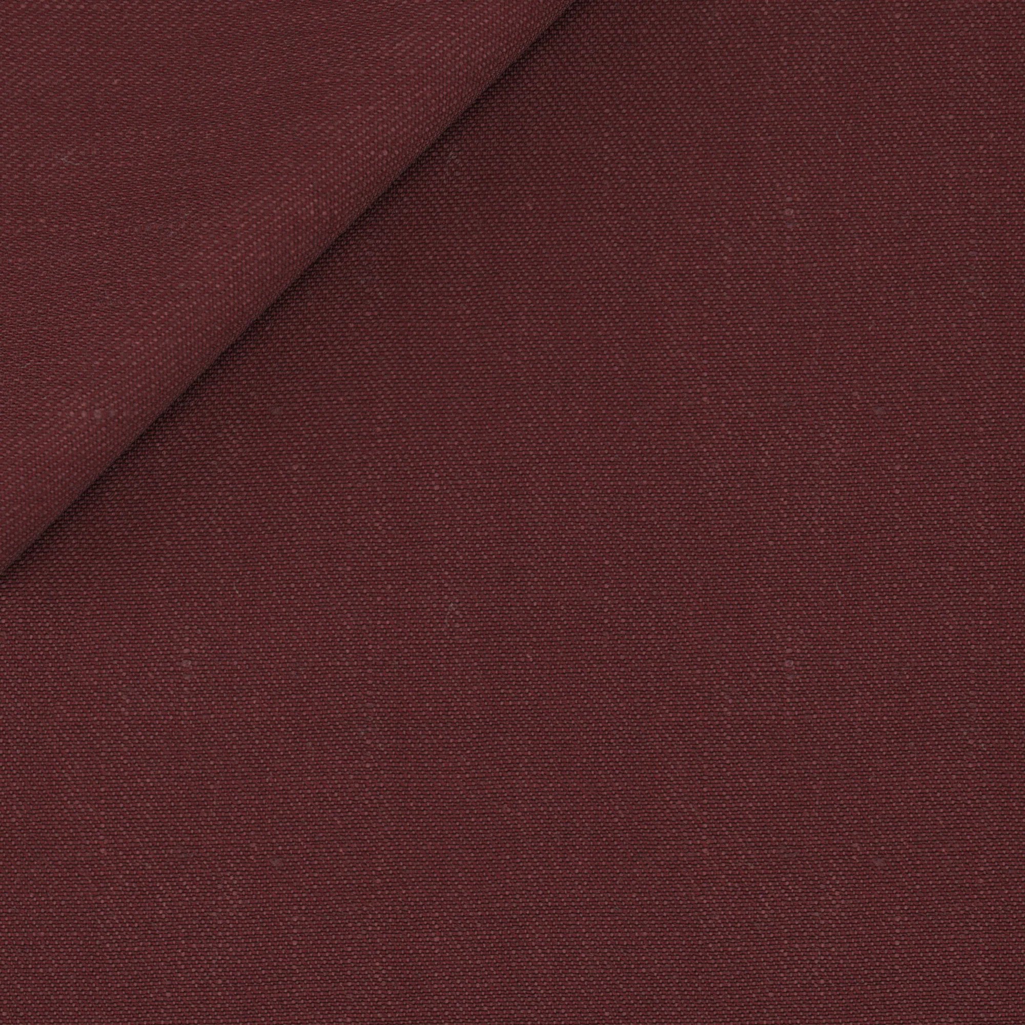 Pantaloni chino in twill lino lana bordeaux - Image 3