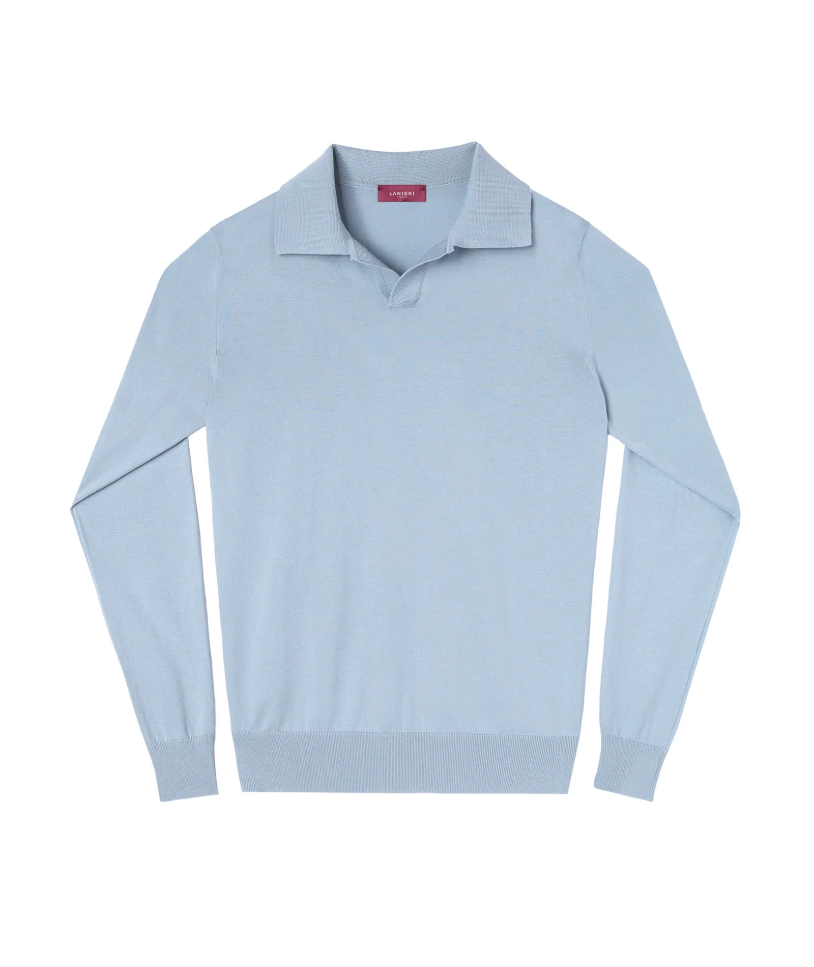 Maglia in cotone azzurro - Image 5