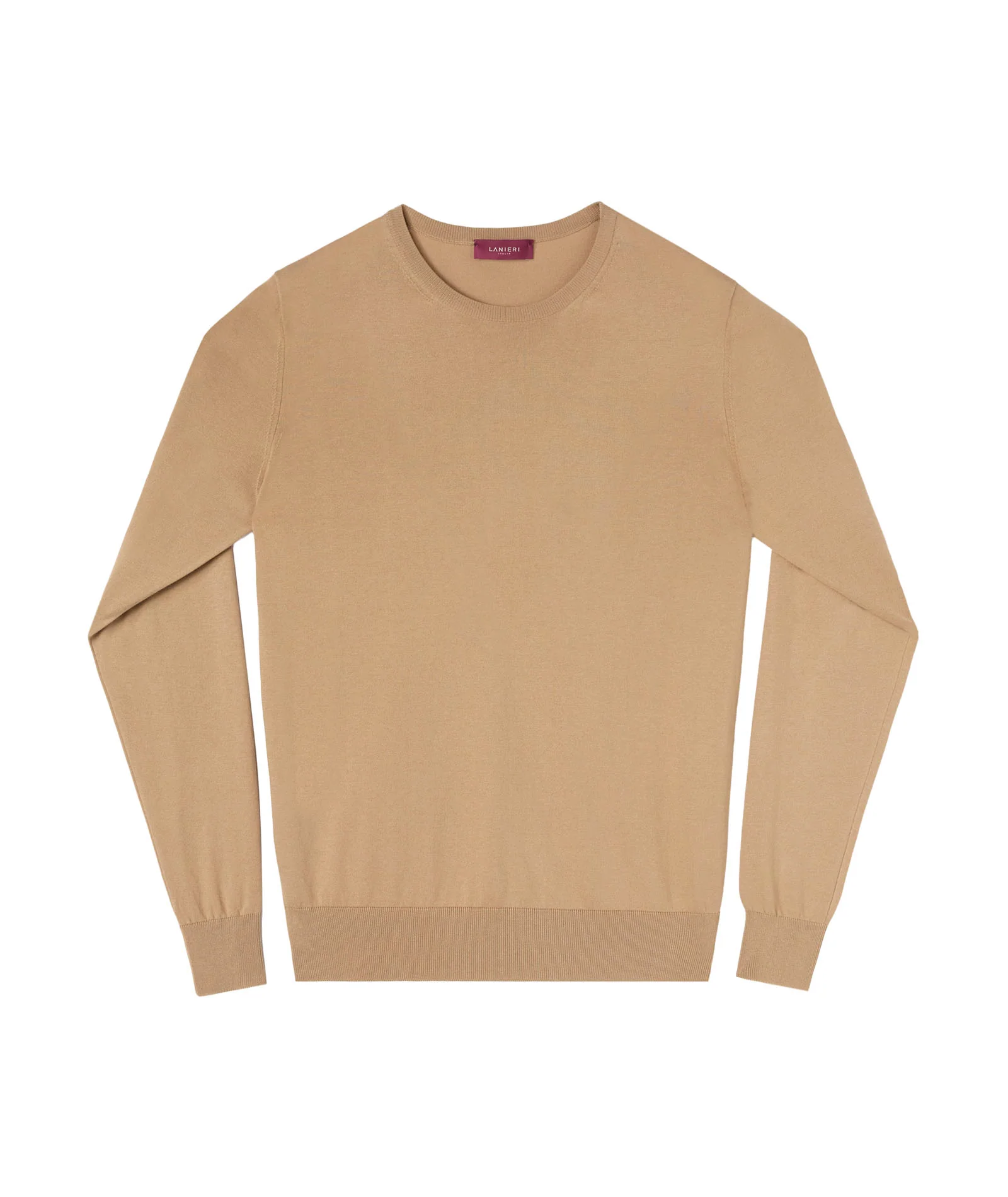 Maglia in cotone beige - Image 4