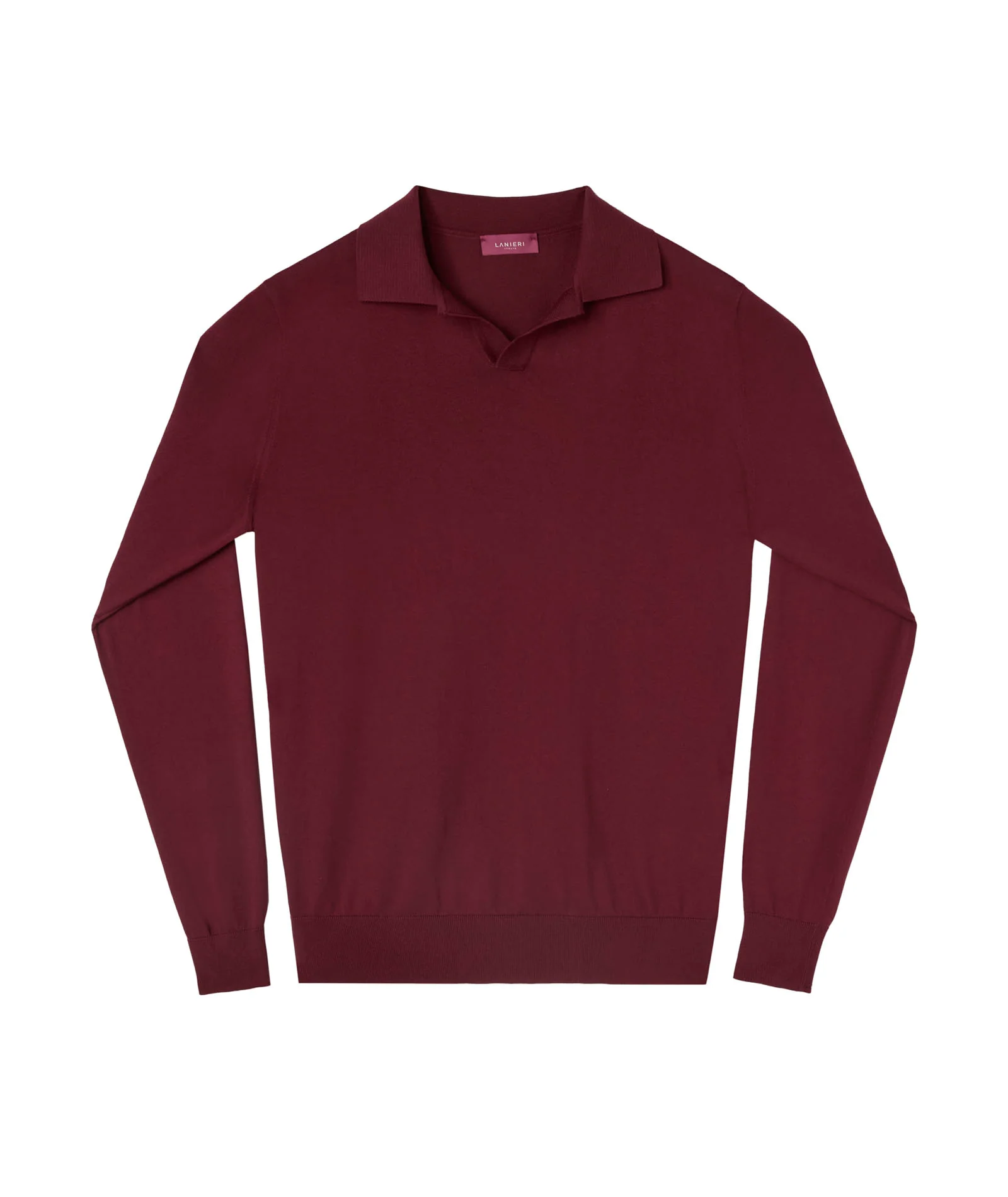 Maglia in cotone bordeaux - Image 5