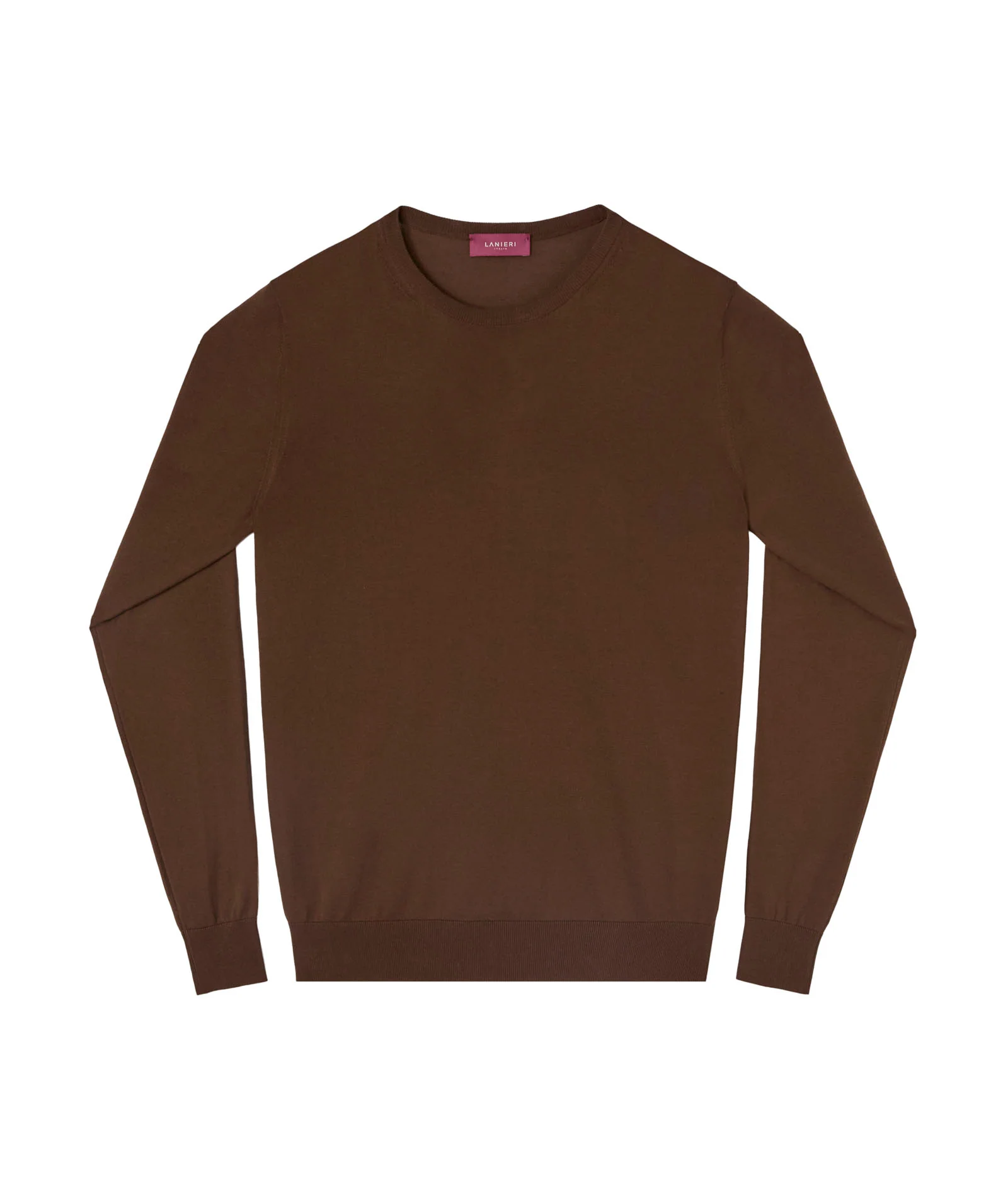 Maglia in cotone marrone - Image 4