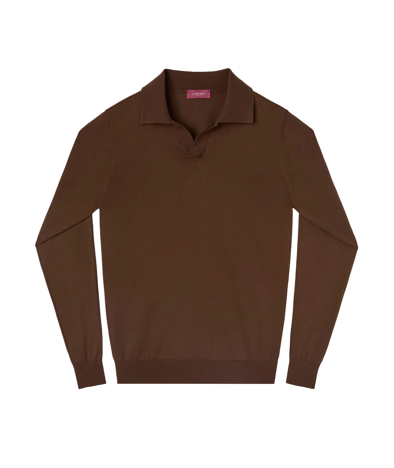 Maglia in cotone marrone - Image 5