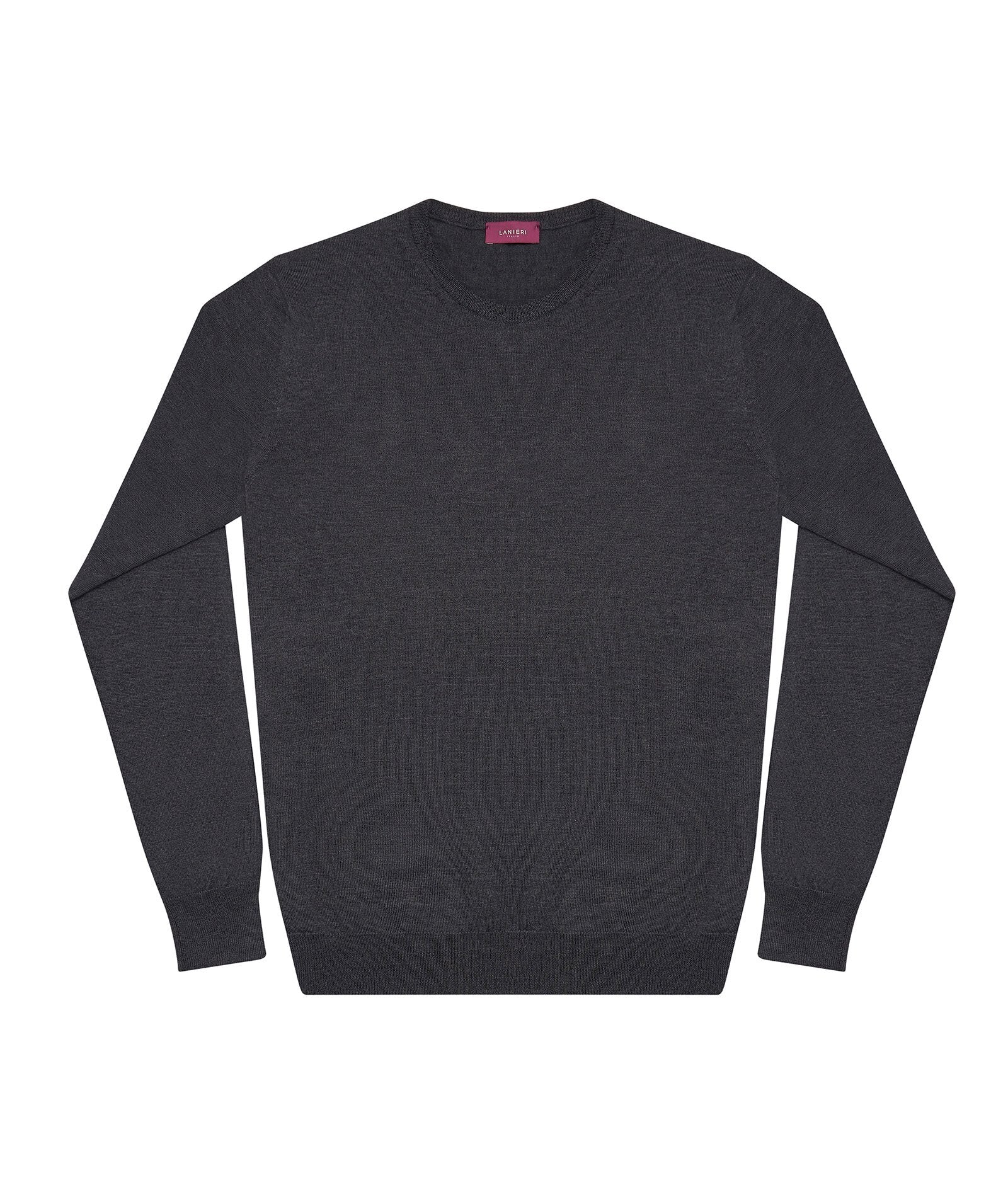 Maglione antracite in lana - Image 3