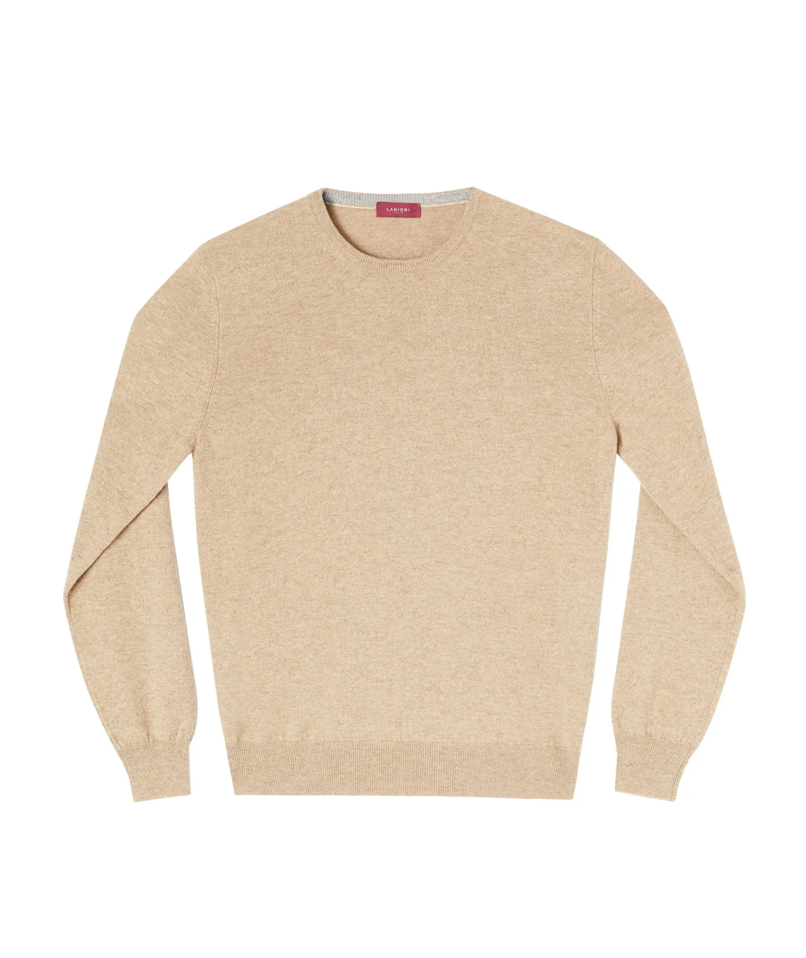 Maglione beige scuro in cashmere - Image 3