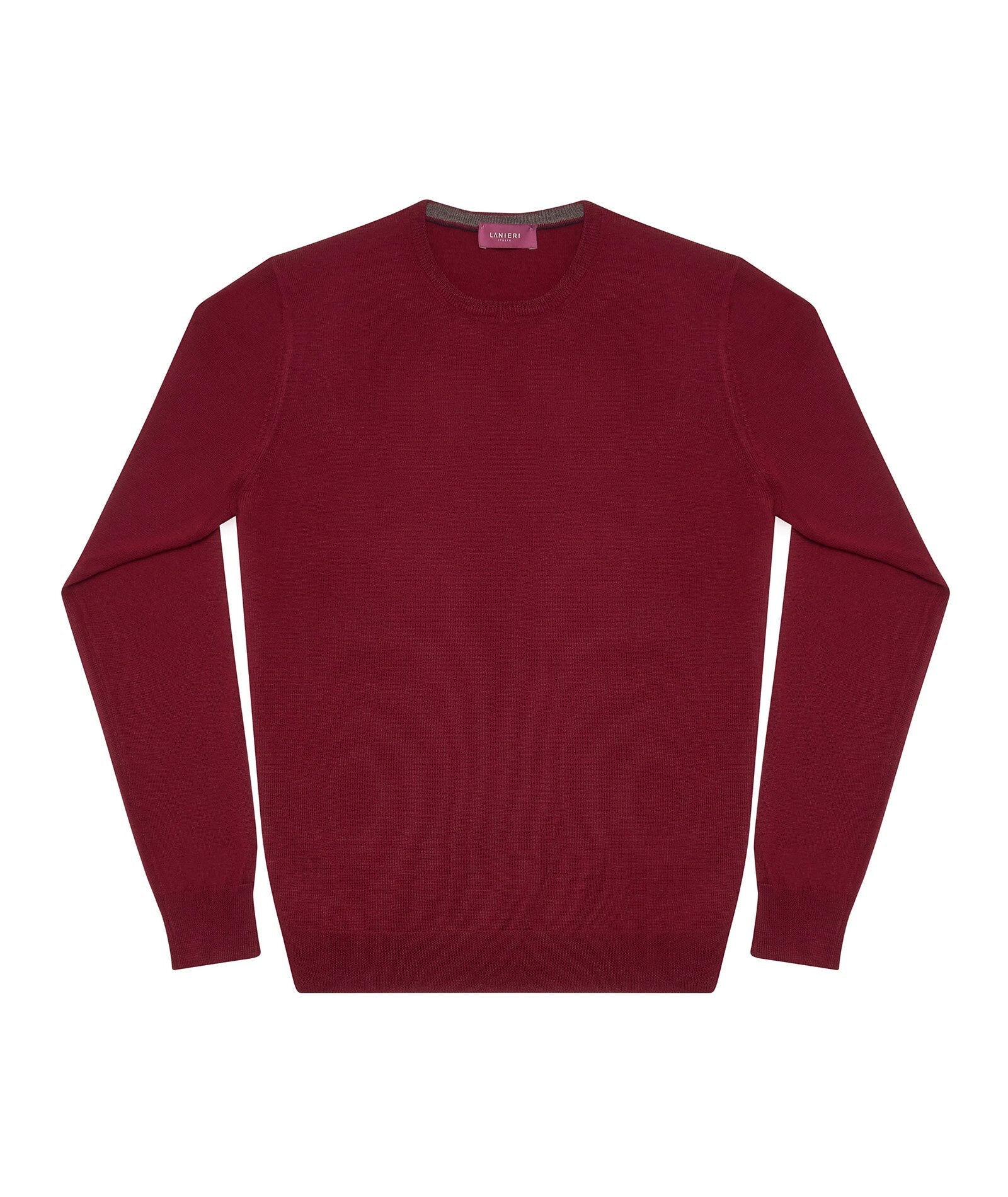 Maglione color magenta in lana - Image 3