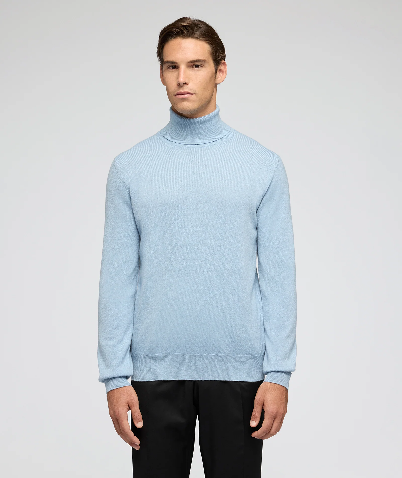 Maglione in cashmere azzurro - Image 3