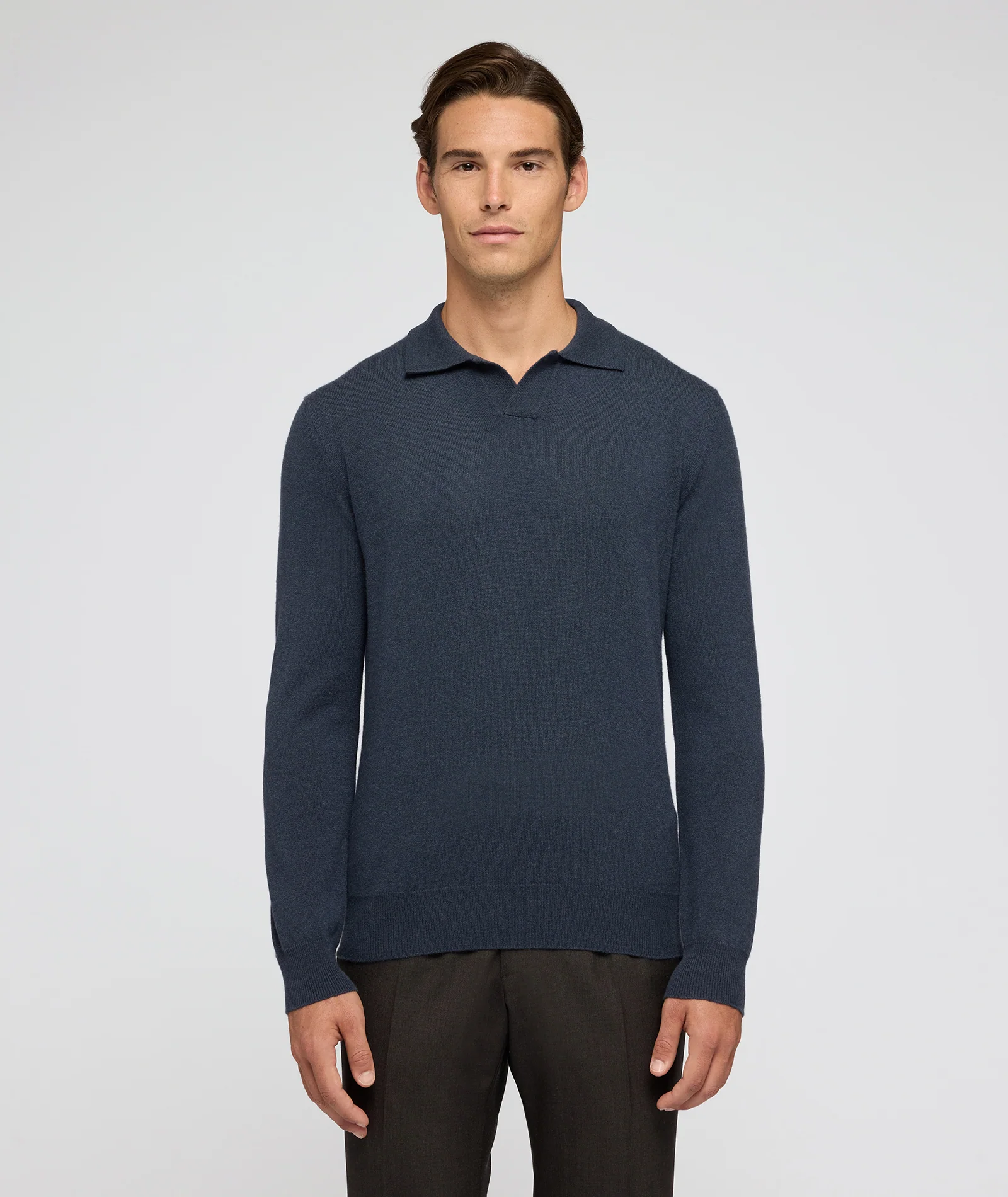 Maglione in cashmere blu petrolio - Image 2