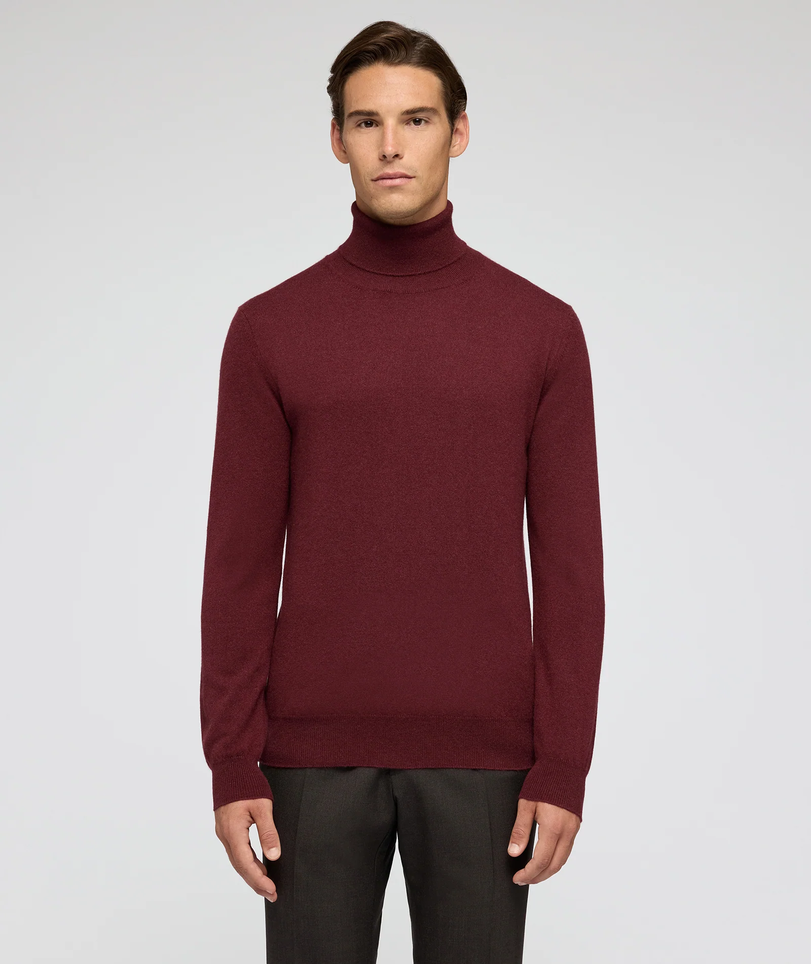 Maglione in cashmere bordeaux - Image 3