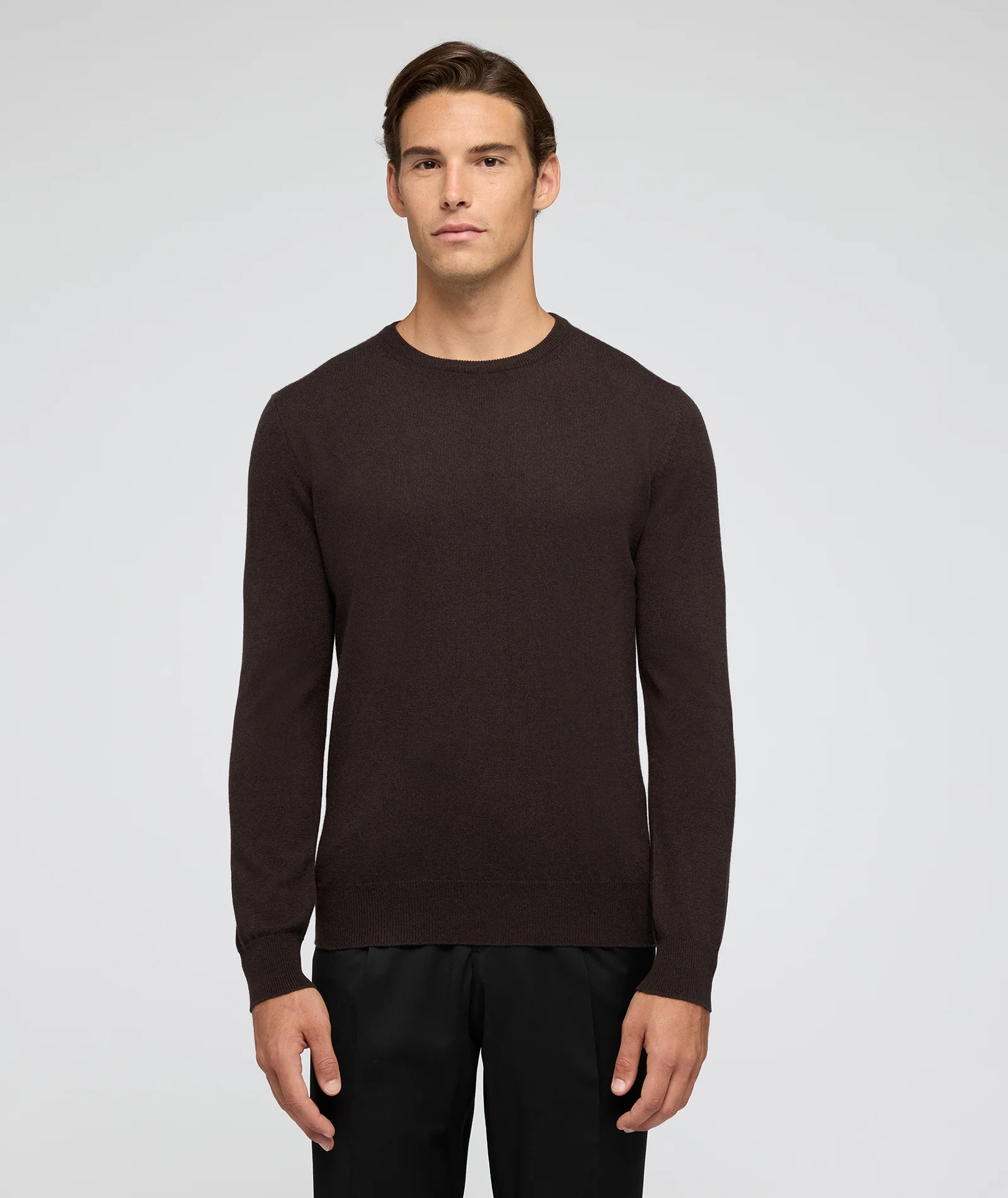 Maglione in cashmere marrone