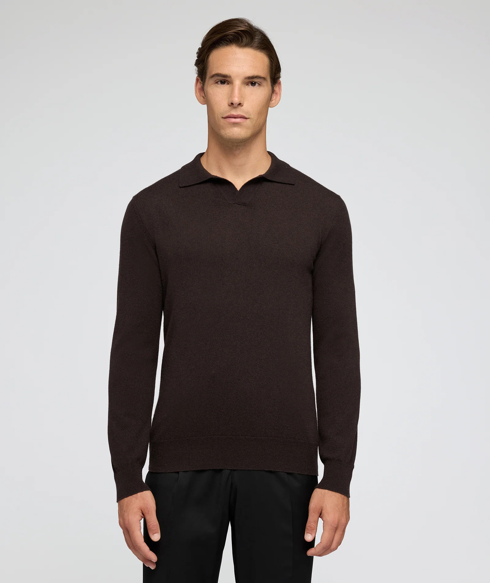 Maglione in cashmere marrone - Image 2