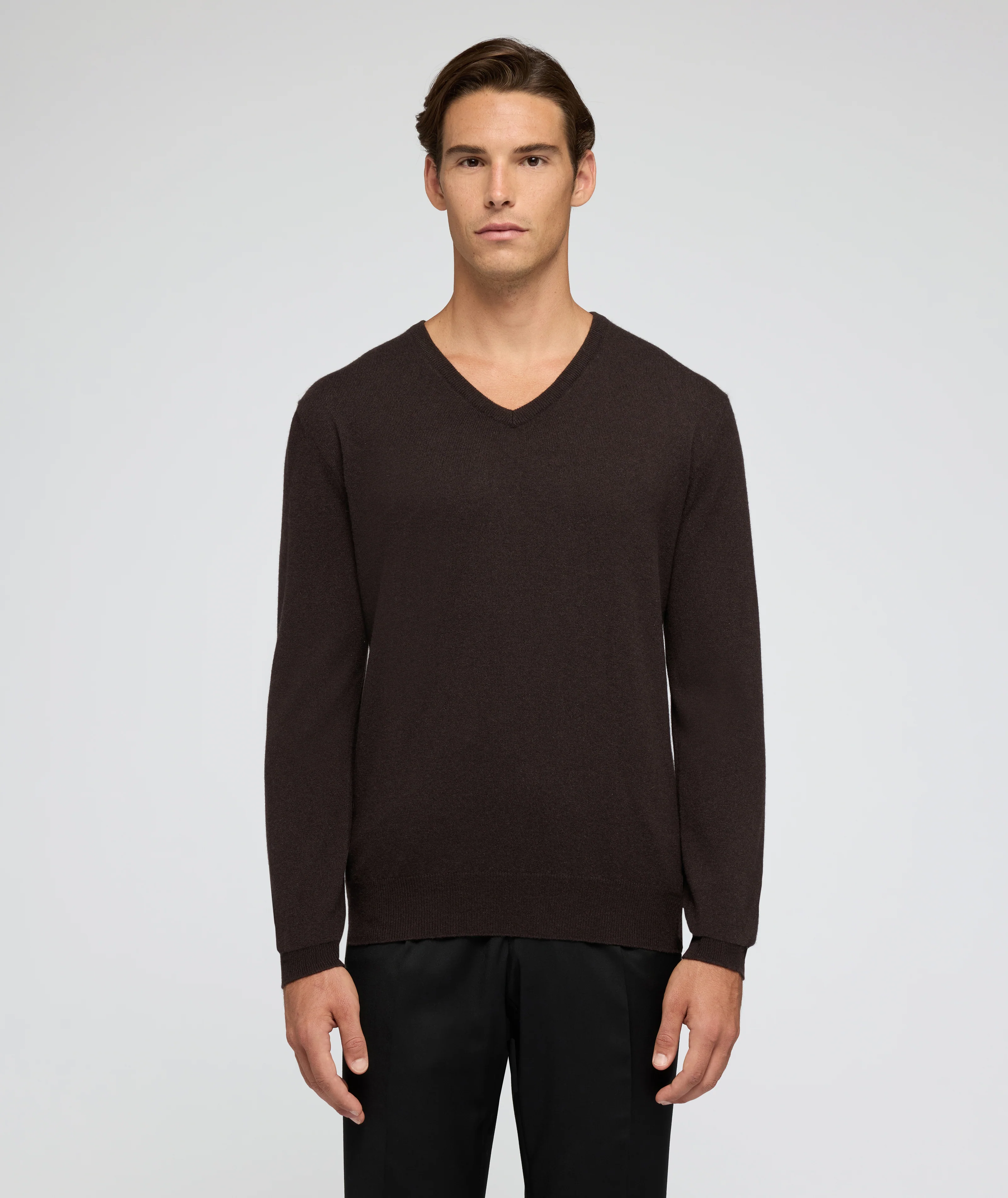 Maglione in cashmere marrone - Image 4