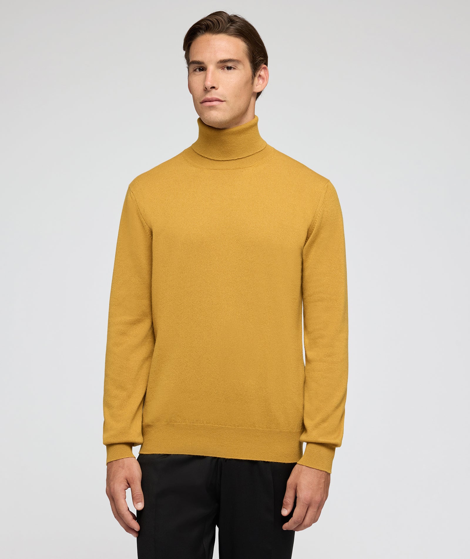 Maglione in cashmere ocra - Image 3