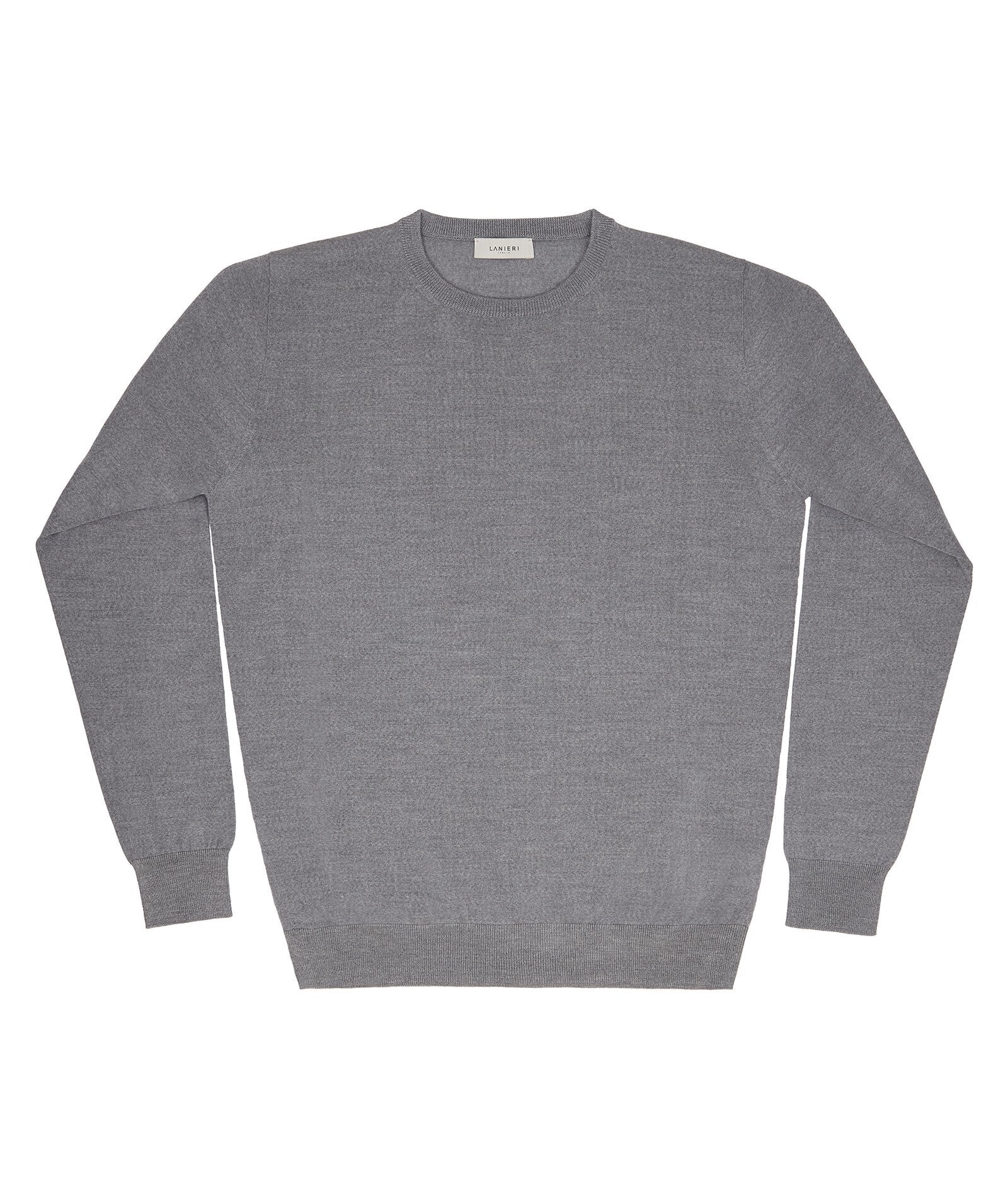 Maglione Uomo Extra Fine Grigio - Image 2