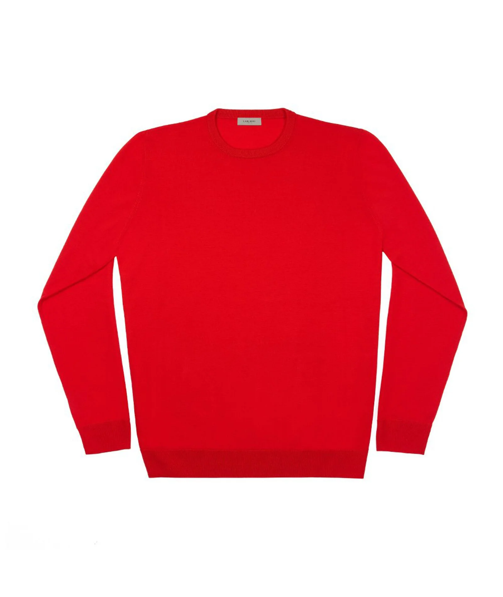 Maglione Uomo Extra fine Rosso Fuoco - Image 2