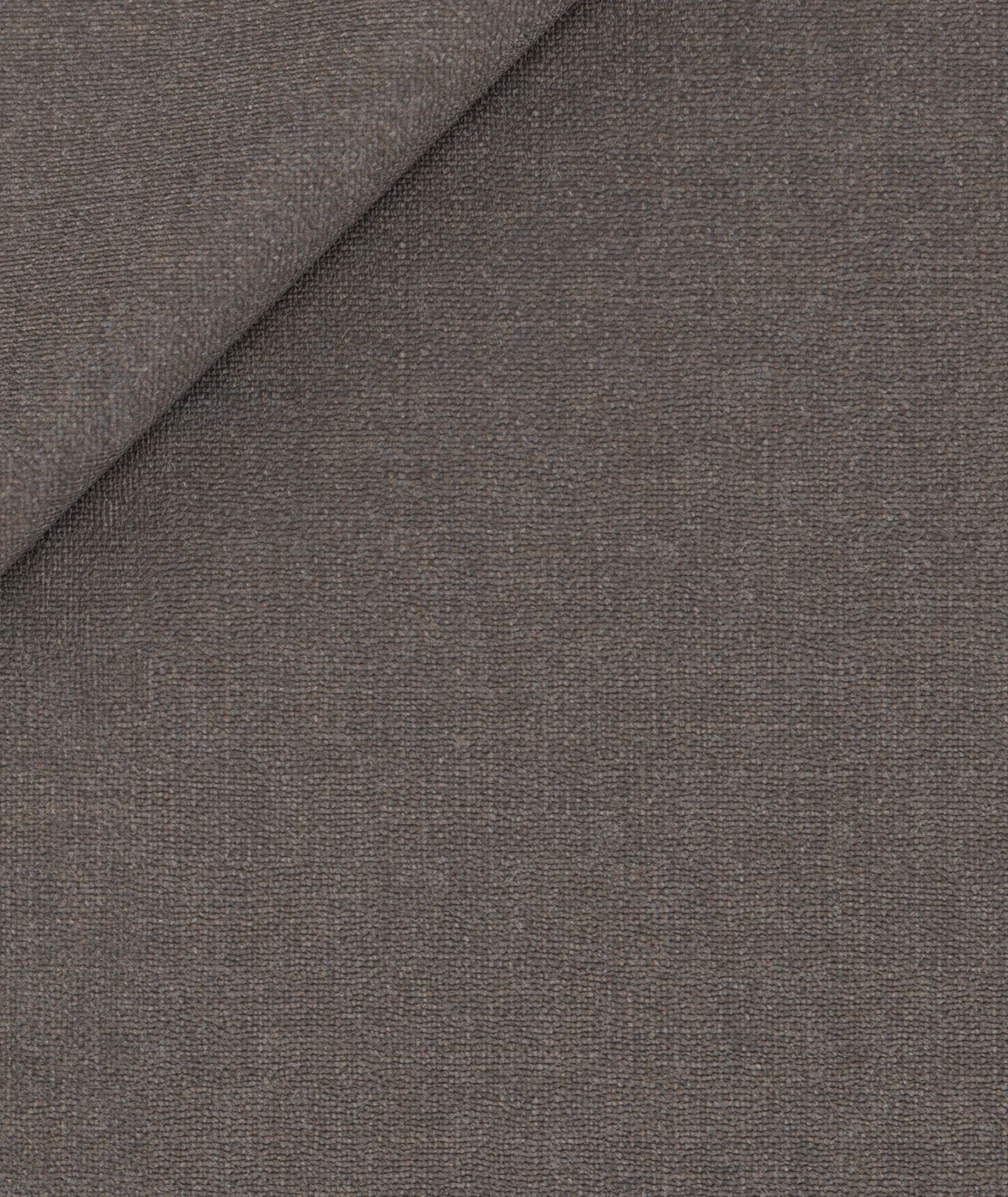 marrone in tela di lana e cashmere